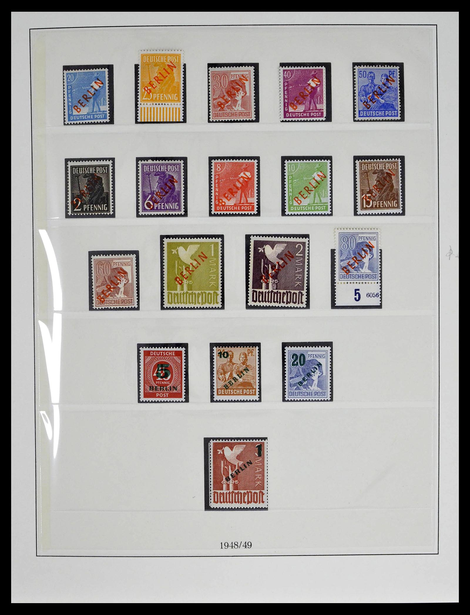 39218 0003 - Postzegelverzameling 39218 Berlijn 1948-1979.