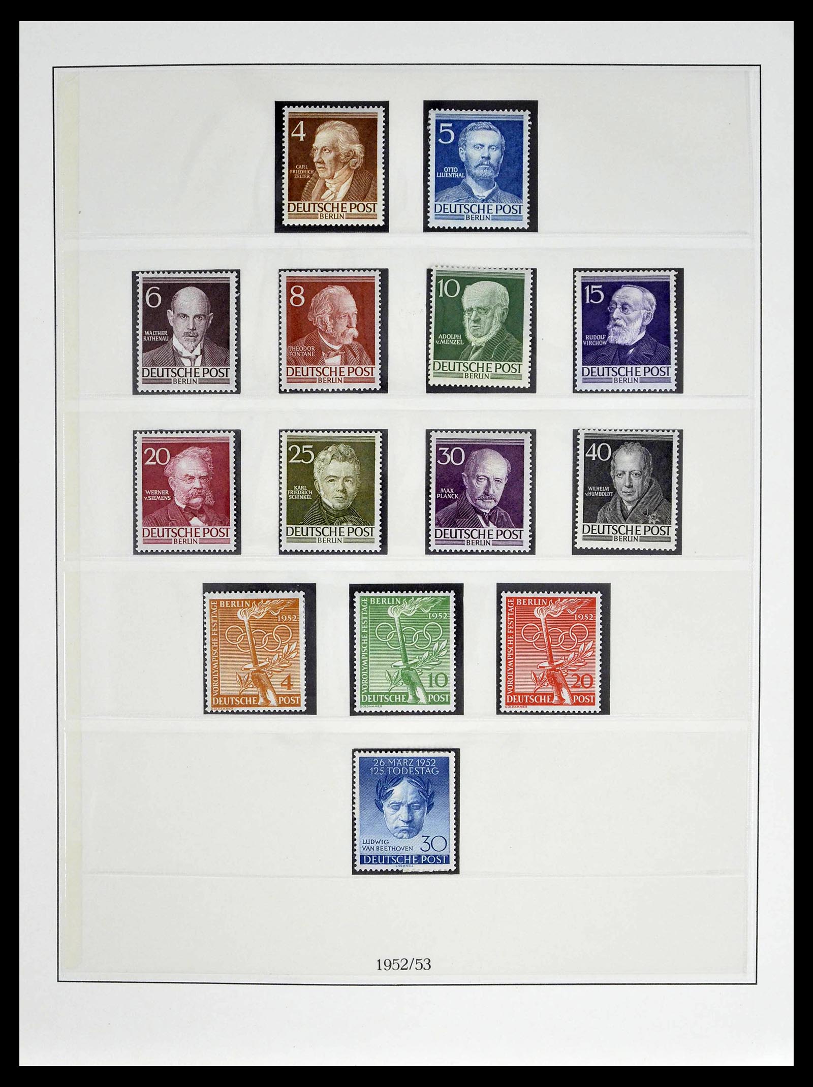 39218 0008 - Postzegelverzameling 39218 Berlijn 1948-1979.