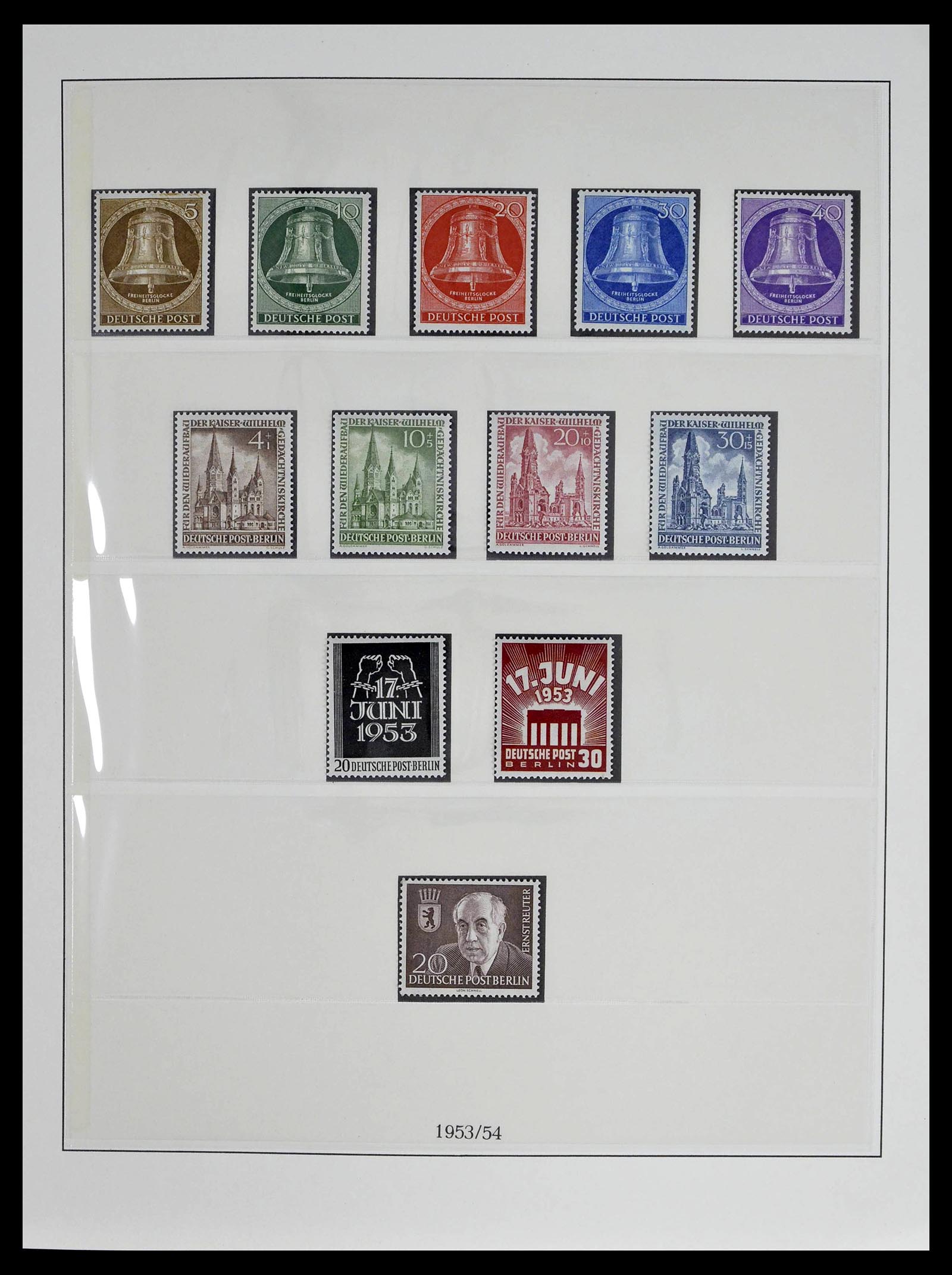 39218 0009 - Postzegelverzameling 39218 Berlijn 1948-1979.