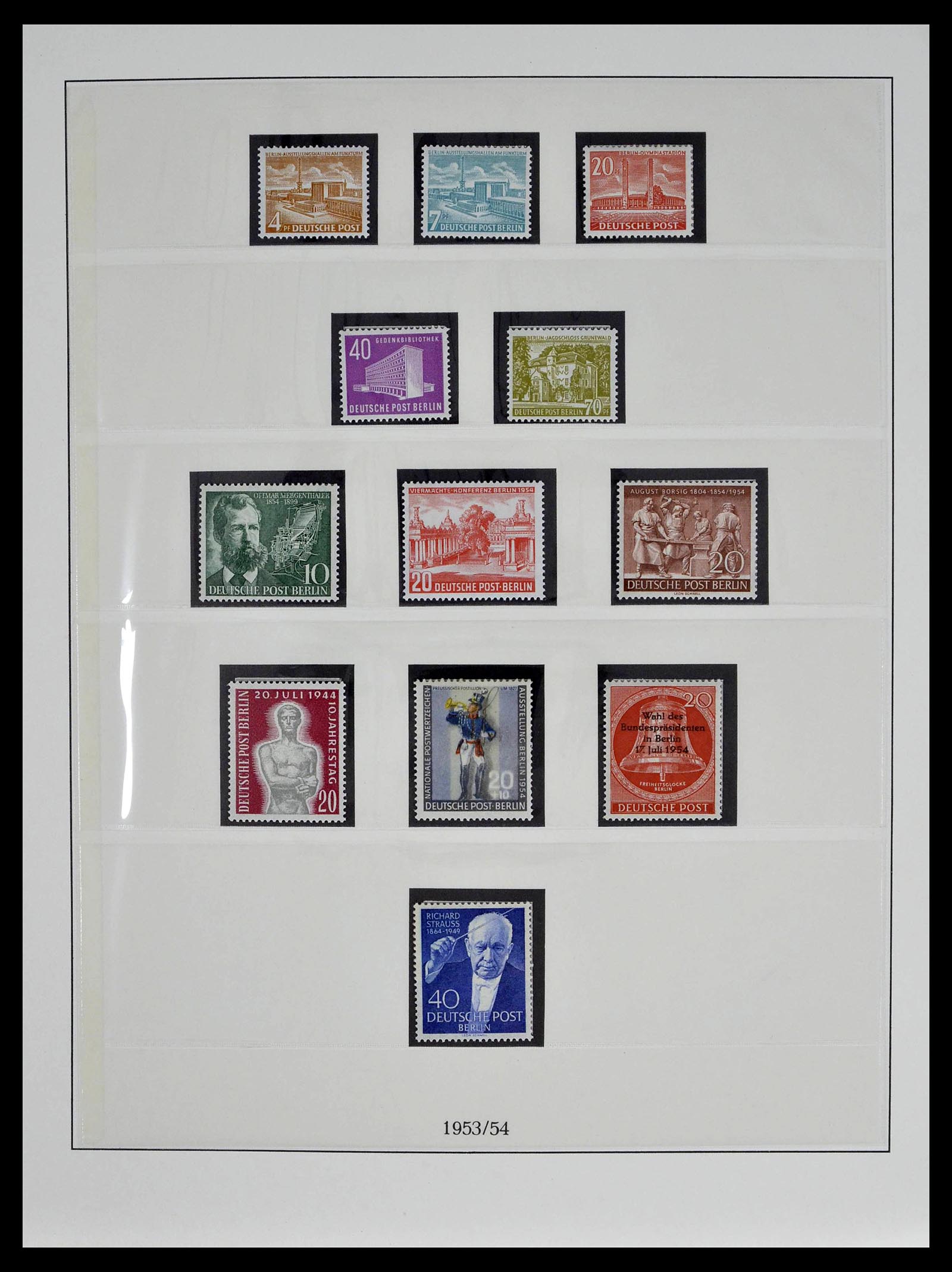 39218 0010 - Postzegelverzameling 39218 Berlijn 1948-1979.