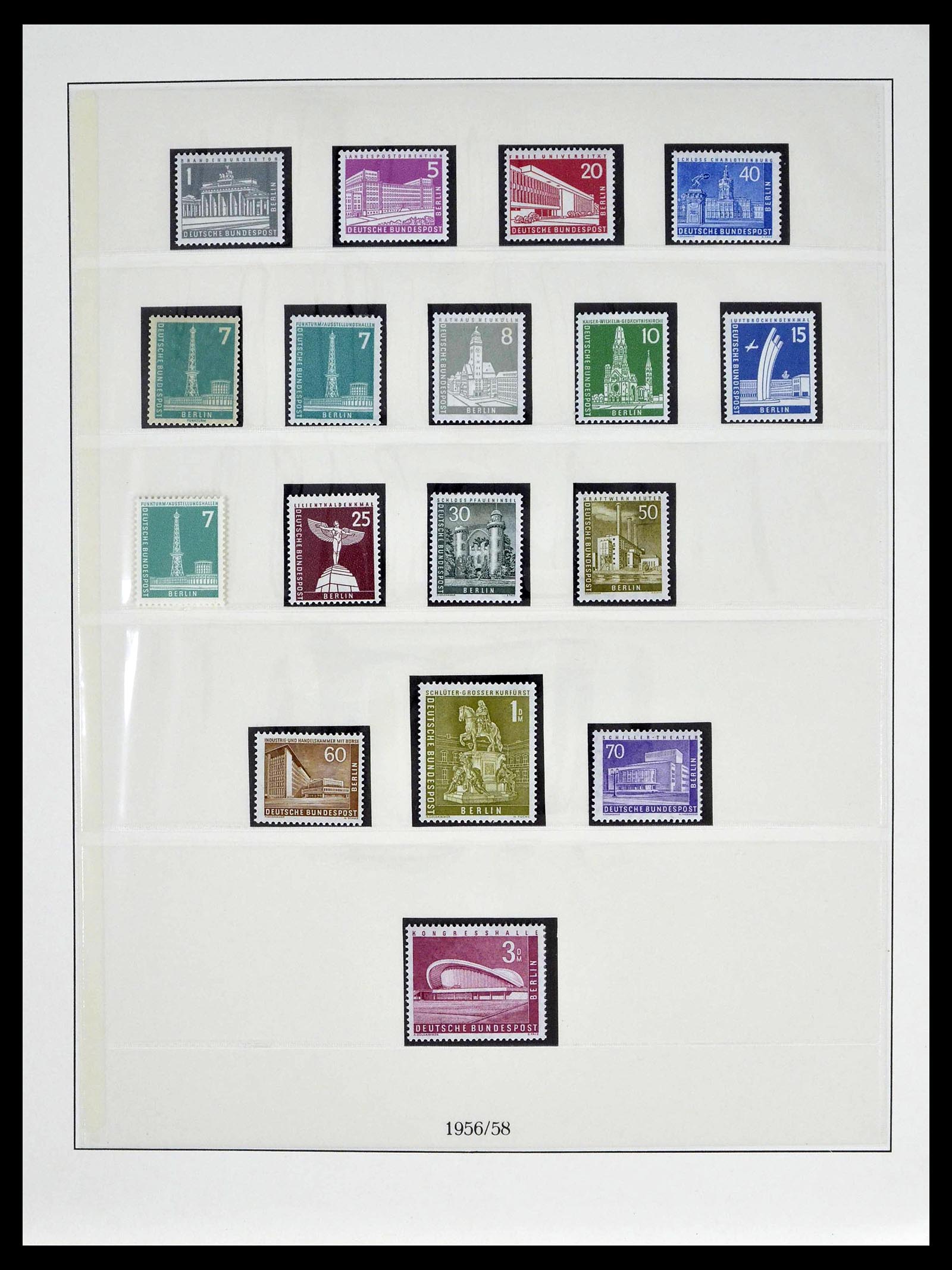 39218 0012 - Postzegelverzameling 39218 Berlijn 1948-1979.