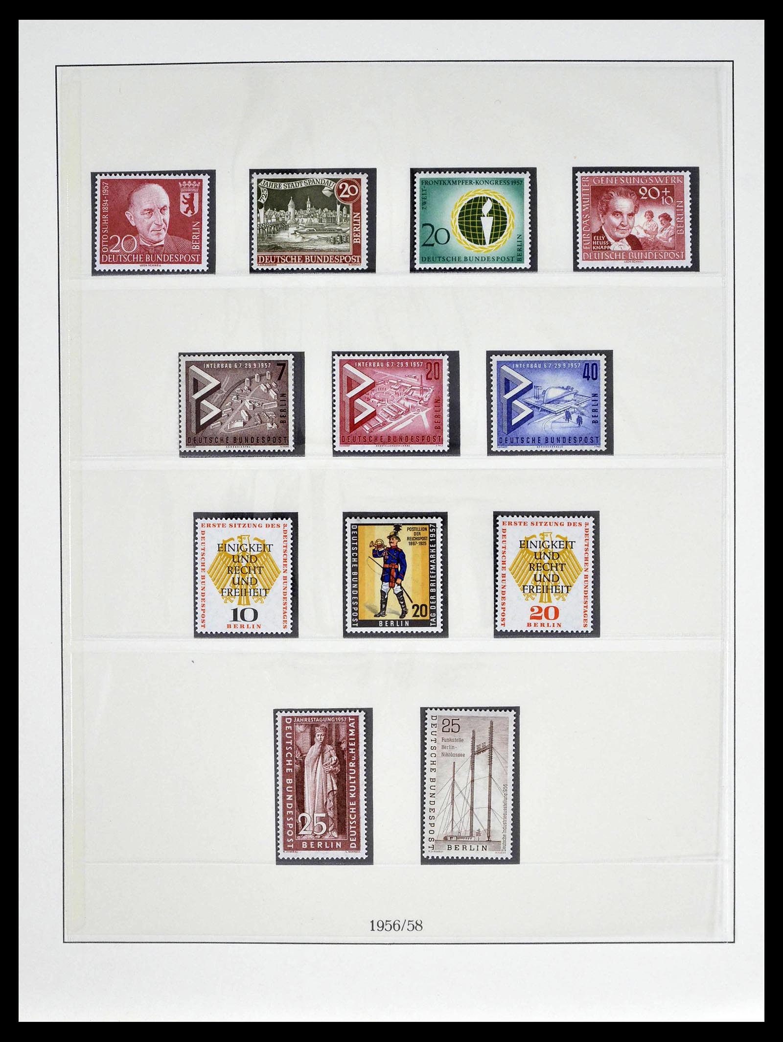39218 0014 - Postzegelverzameling 39218 Berlijn 1948-1979.