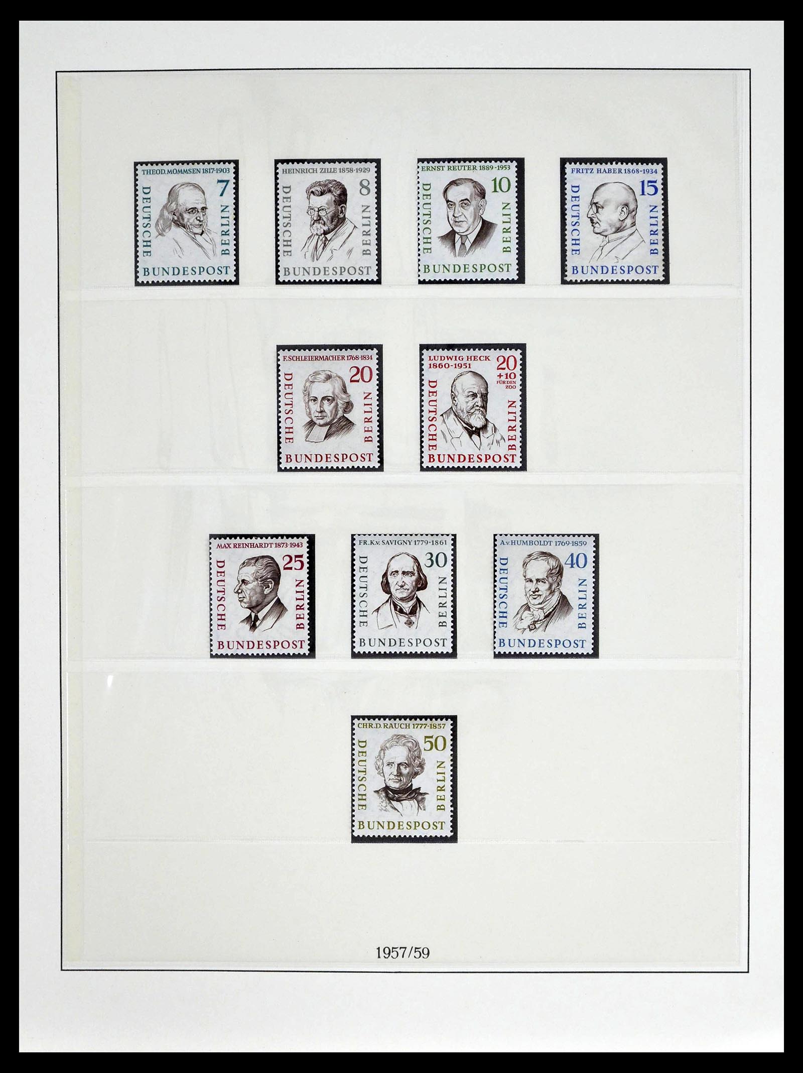 39218 0015 - Postzegelverzameling 39218 Berlijn 1948-1979.