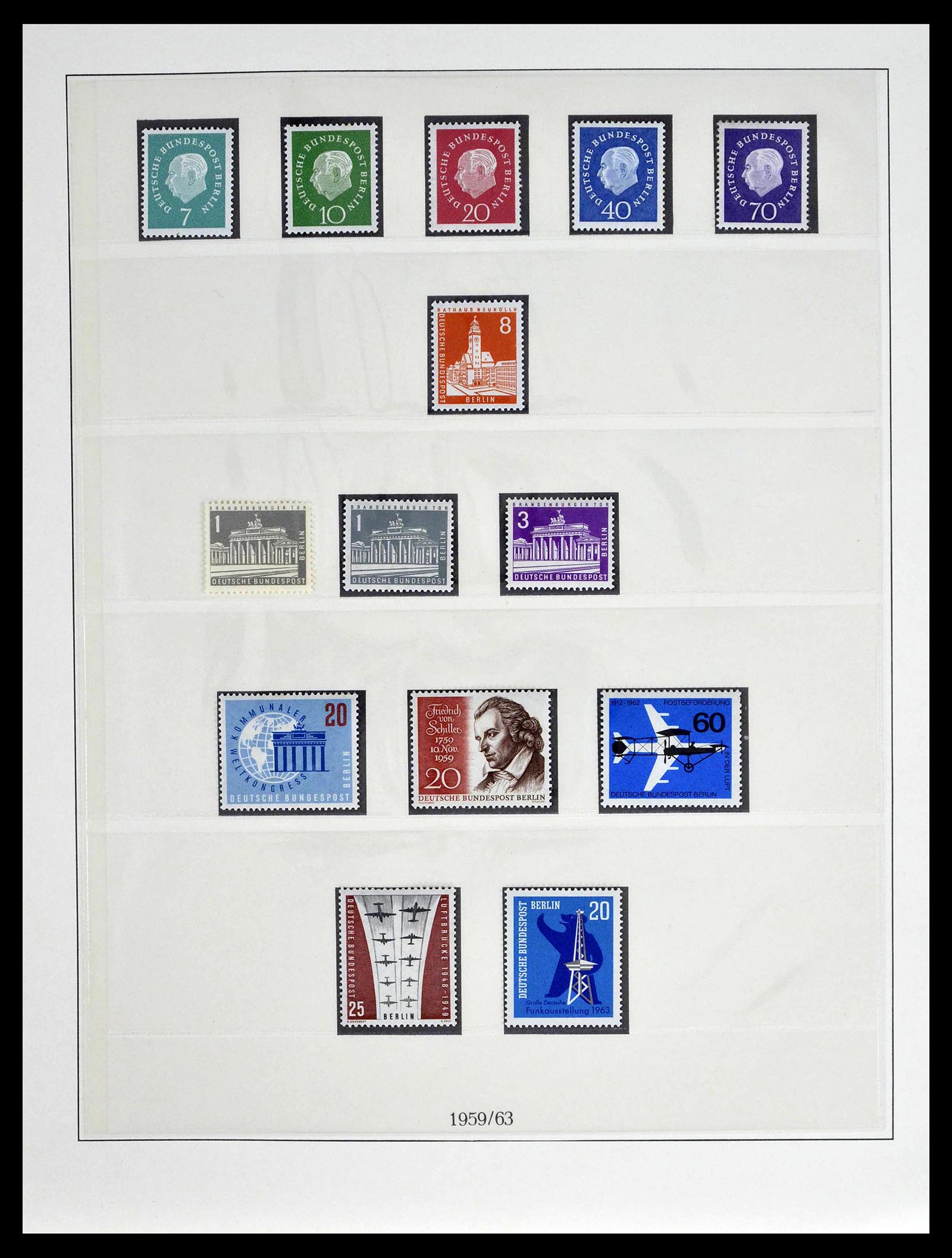 39218 0017 - Postzegelverzameling 39218 Berlijn 1948-1979.
