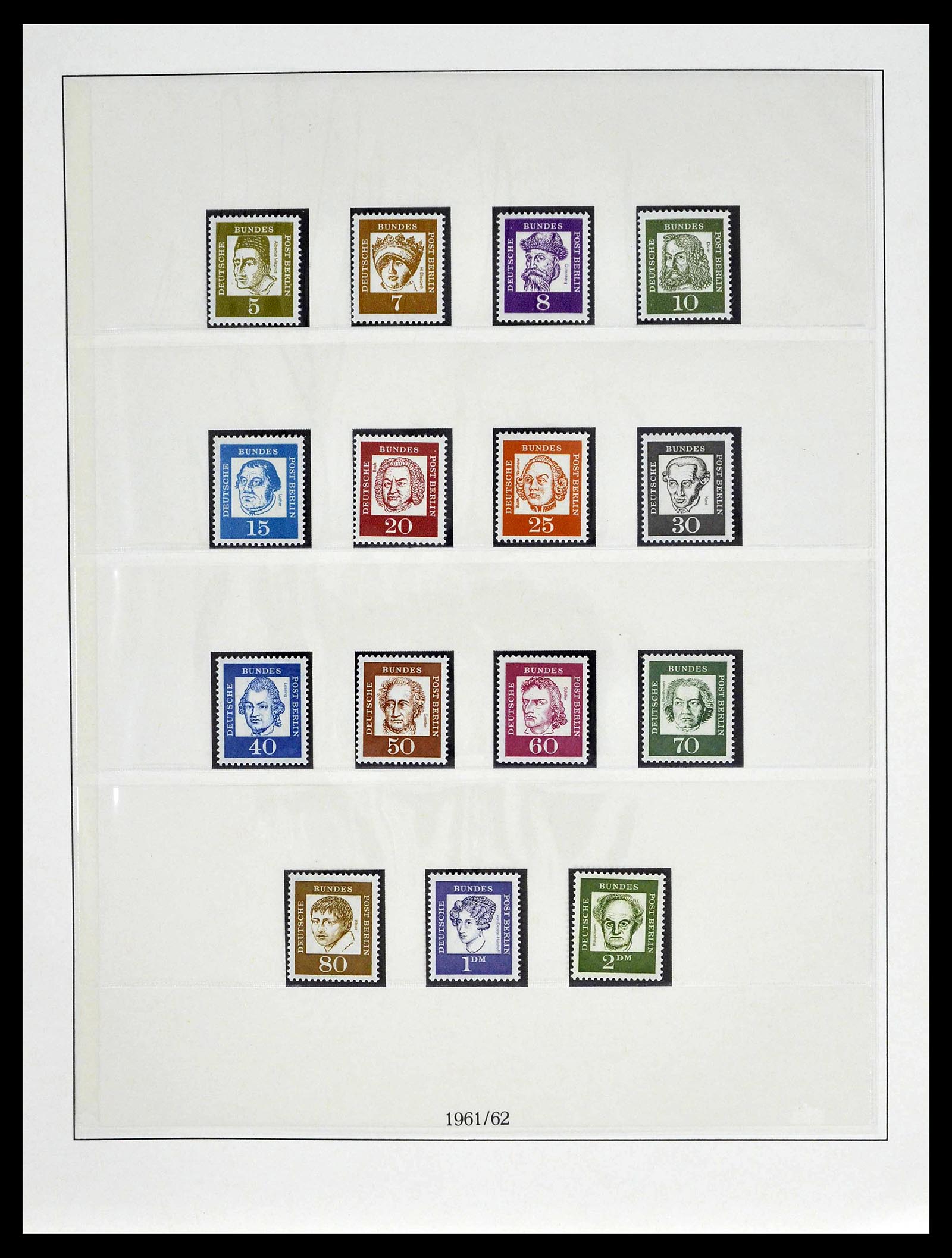 39218 0018 - Postzegelverzameling 39218 Berlijn 1948-1979.