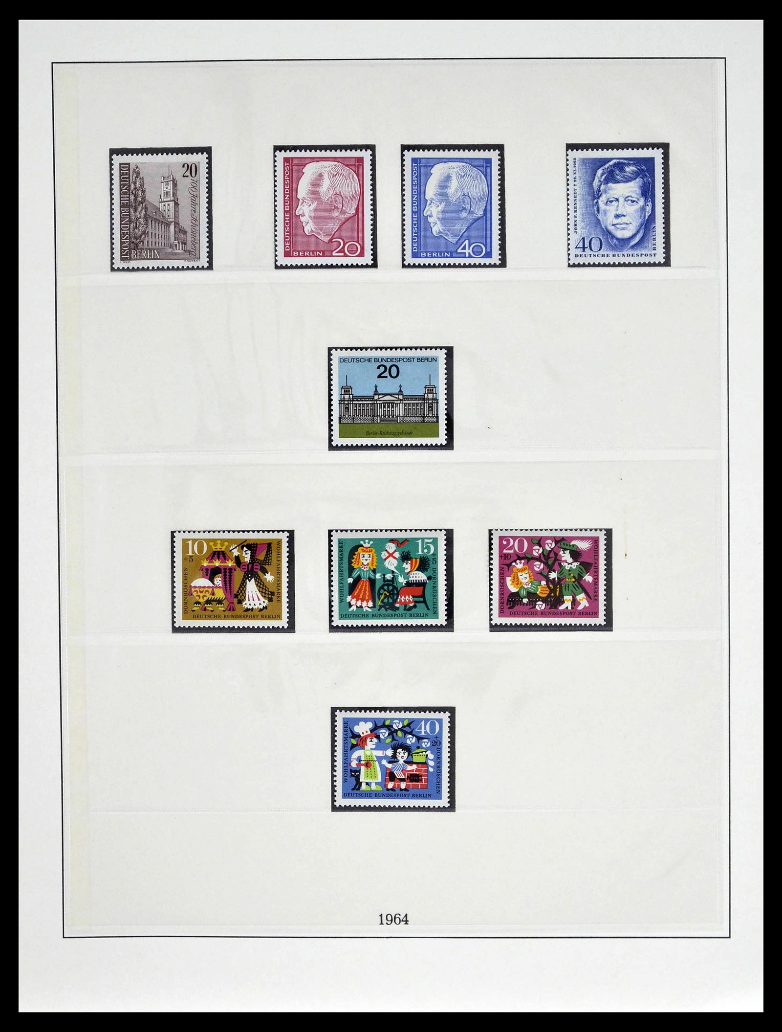 39218 0020 - Postzegelverzameling 39218 Berlijn 1948-1979.