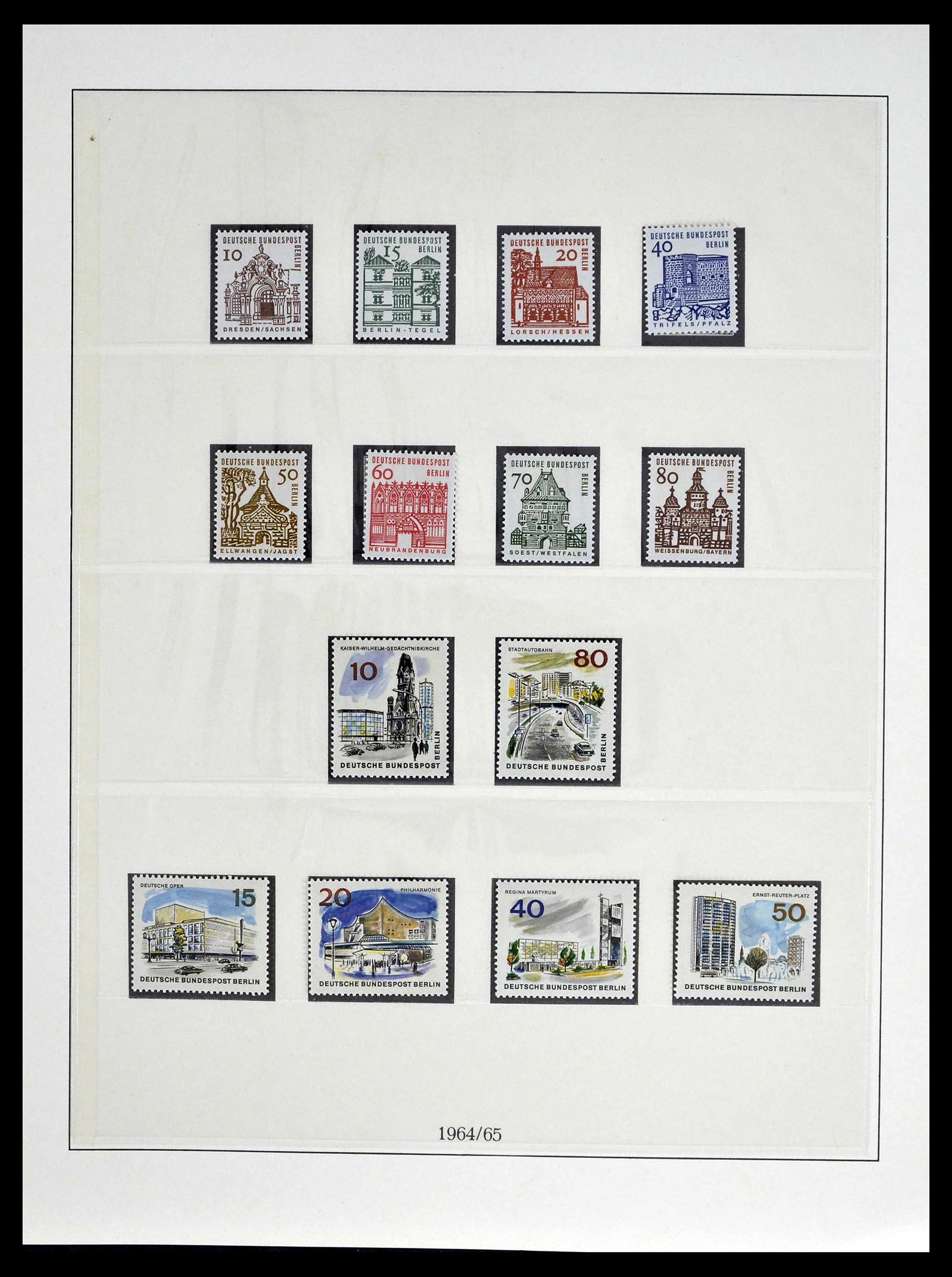 39218 0021 - Postzegelverzameling 39218 Berlijn 1948-1979.