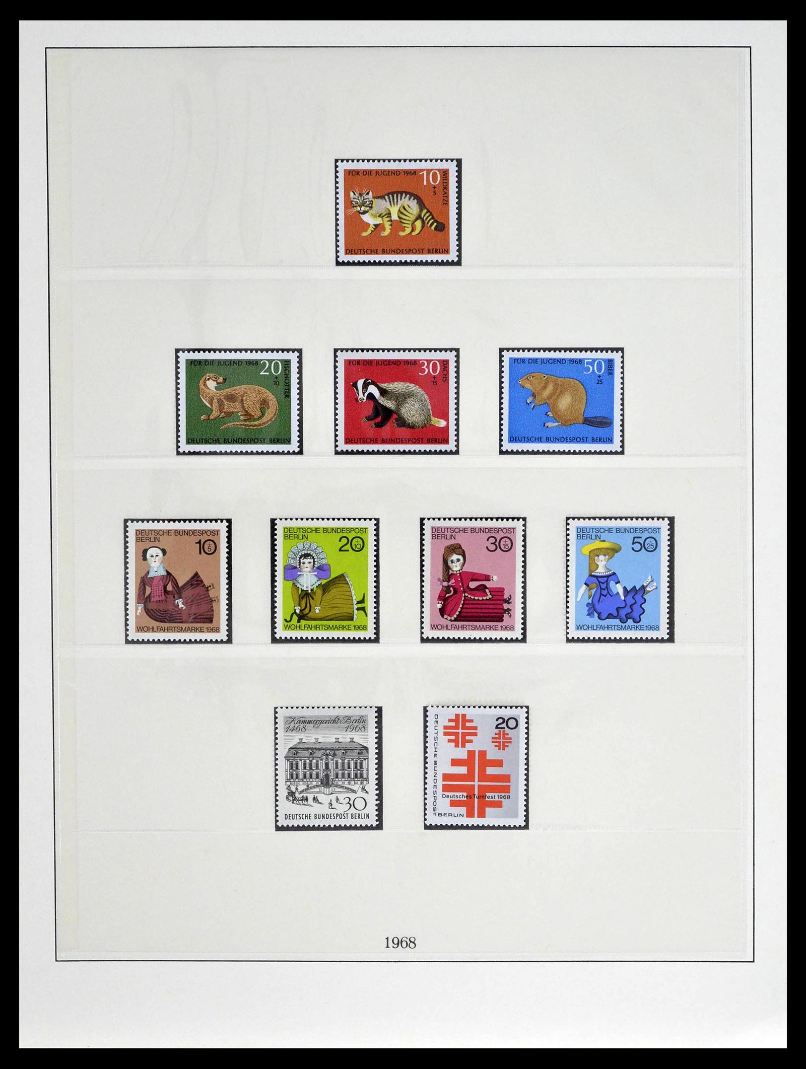 39218 0028 - Postzegelverzameling 39218 Berlijn 1948-1979.