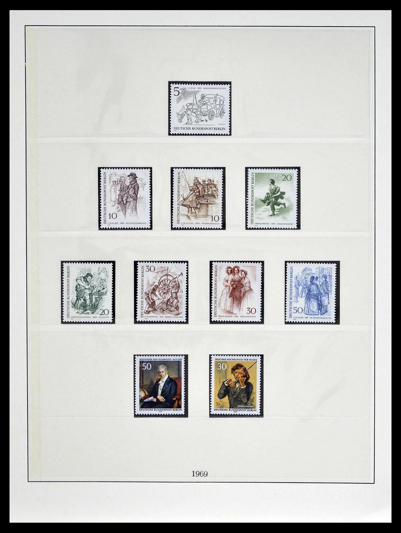 39218 0030 - Postzegelverzameling 39218 Berlijn 1948-1979.