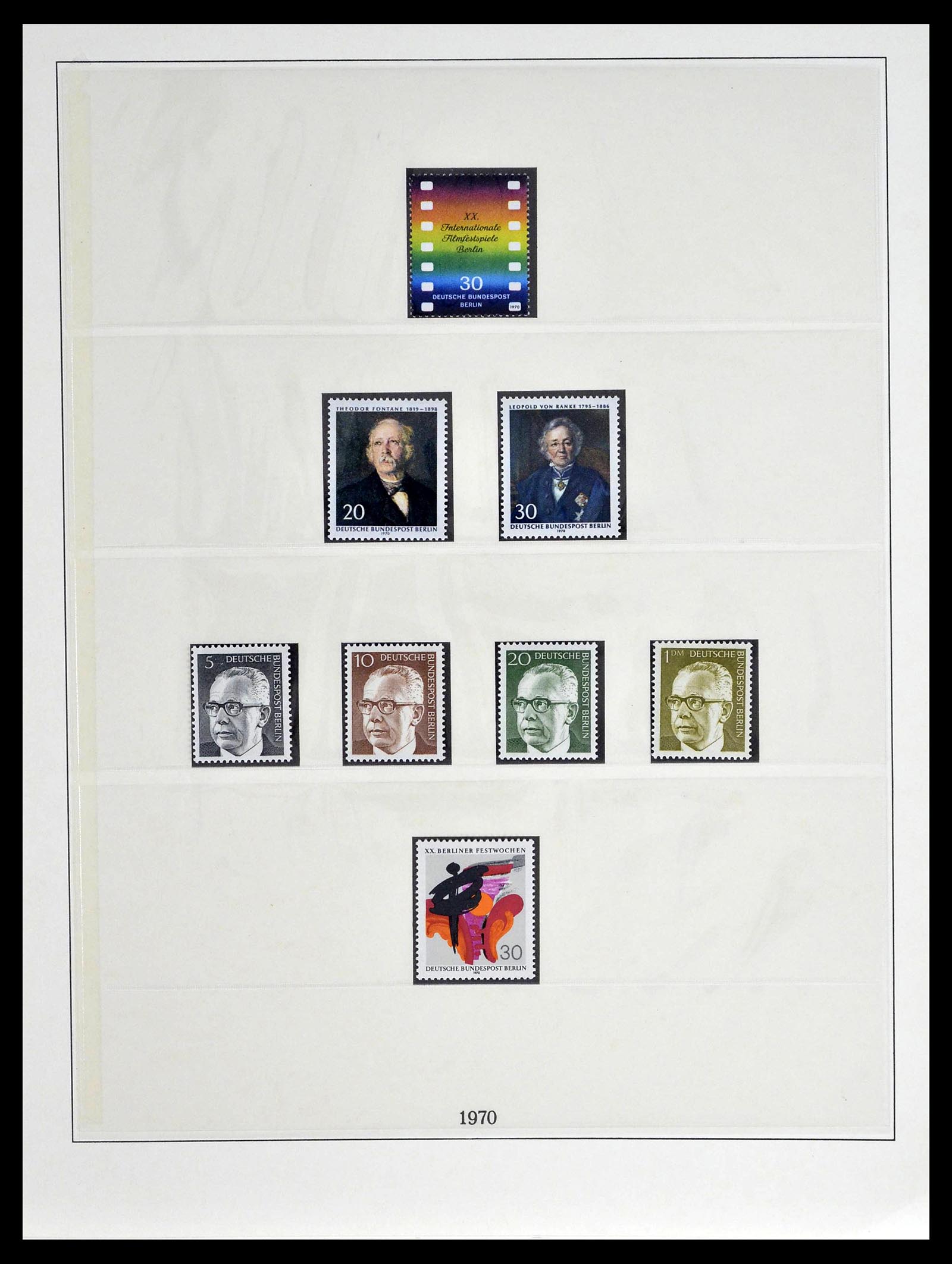 39218 0032 - Postzegelverzameling 39218 Berlijn 1948-1979.