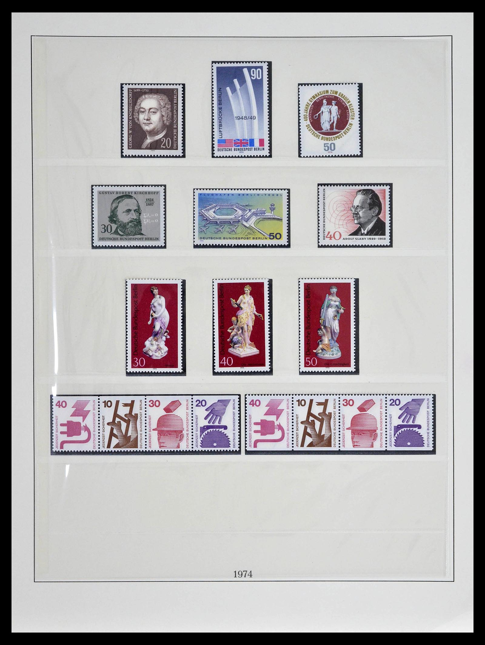 39218 0044 - Postzegelverzameling 39218 Berlijn 1948-1979.