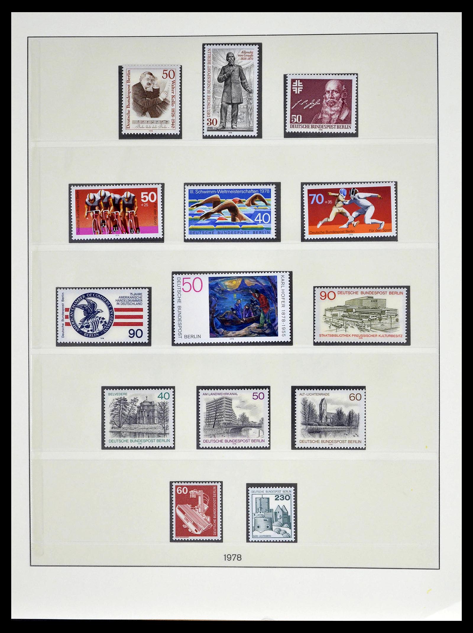 39218 0056 - Stamp collection 39218 Berlin 1948-1979.