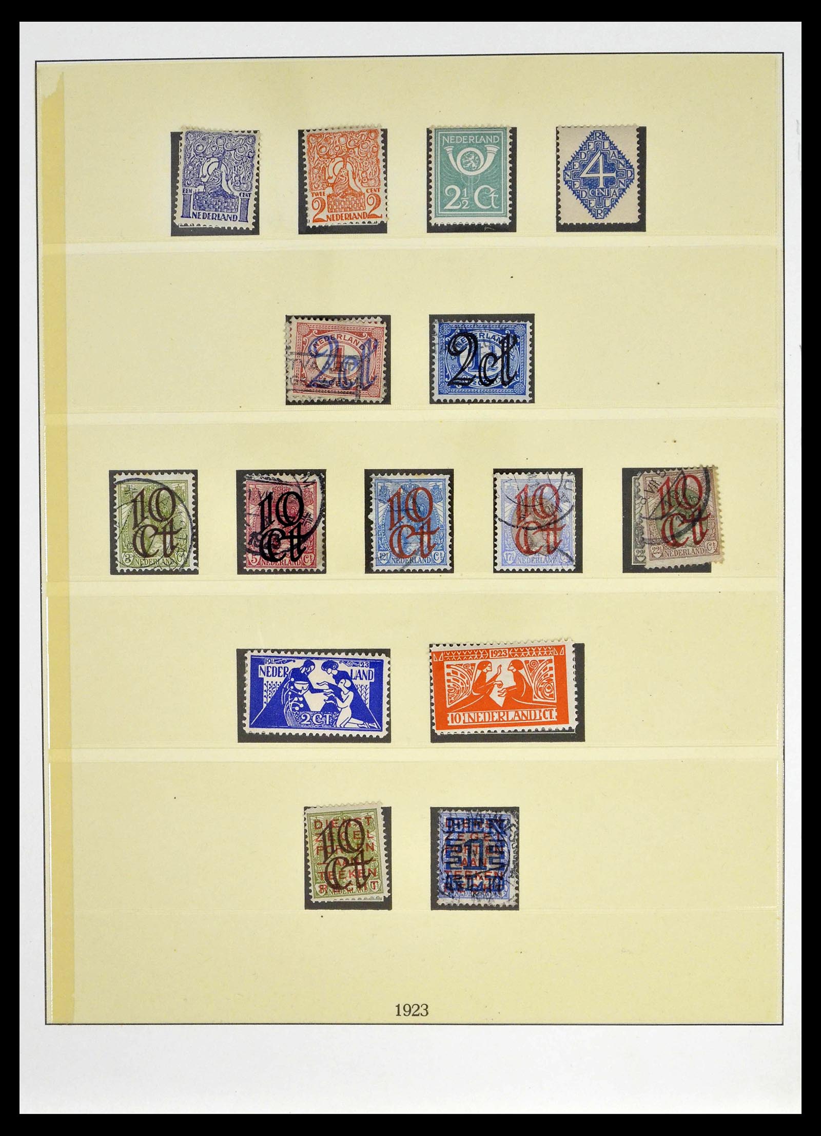 39221 0009 - Postzegelverzameling 39221 Nederland 1852-1966.