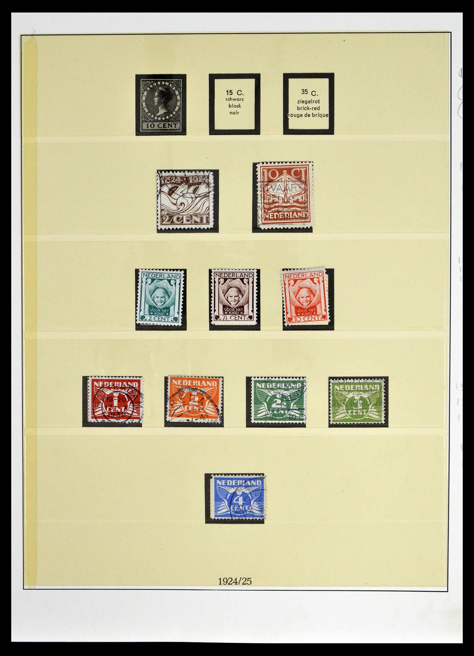 39221 0013 - Postzegelverzameling 39221 Nederland 1852-1966.