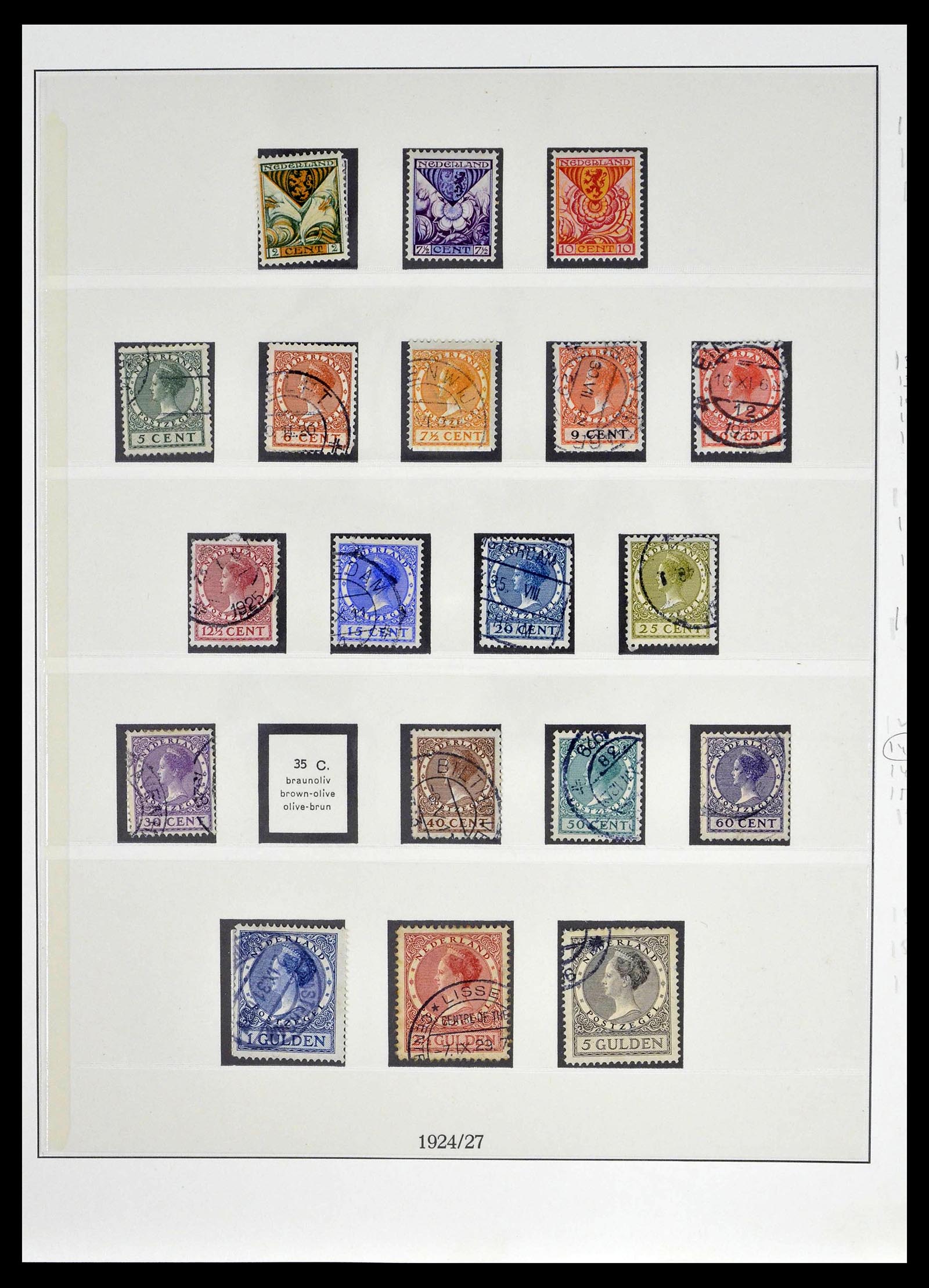 39221 0014 - Postzegelverzameling 39221 Nederland 1852-1966.