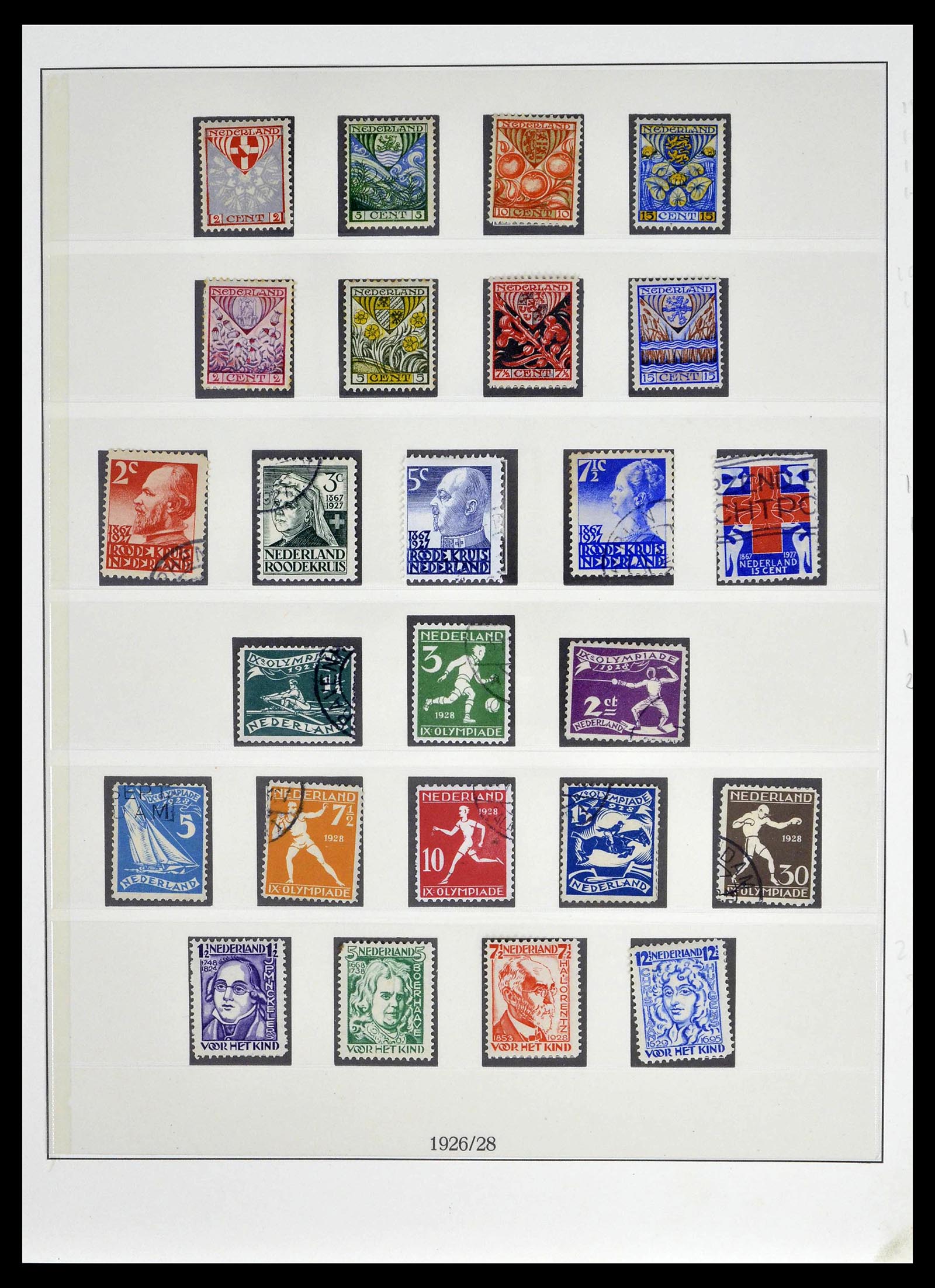 39221 0016 - Postzegelverzameling 39221 Nederland 1852-1966.