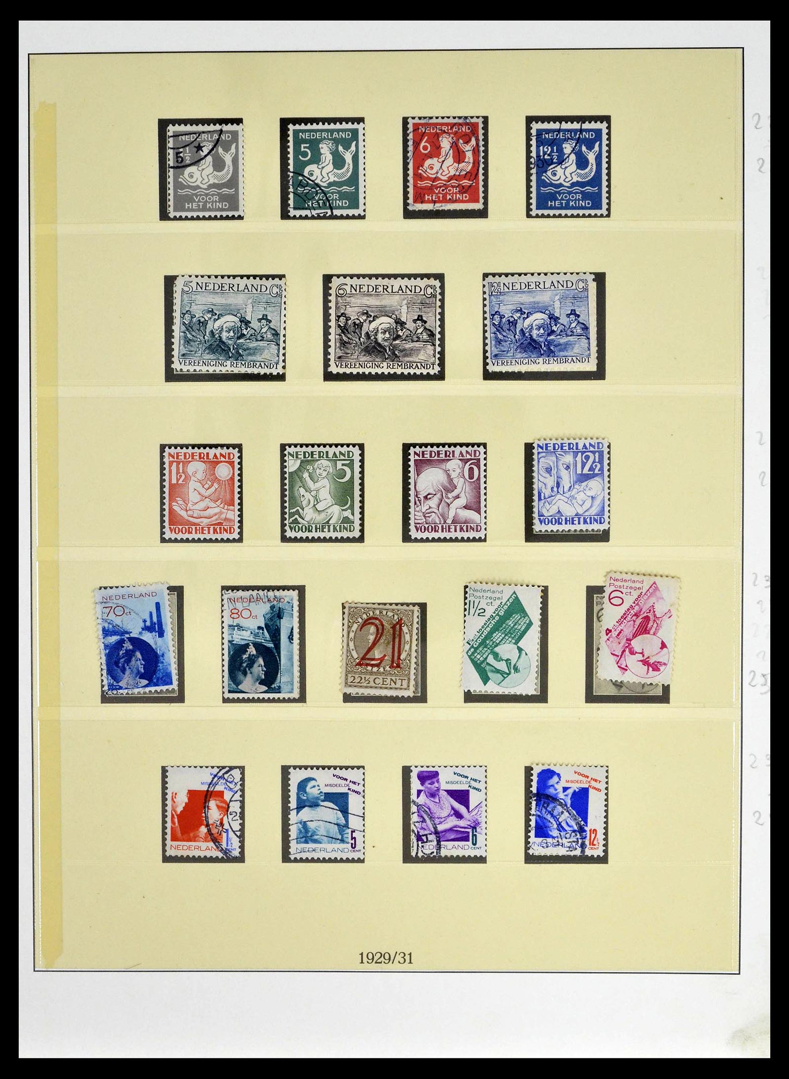 39221 0017 - Postzegelverzameling 39221 Nederland 1852-1966.