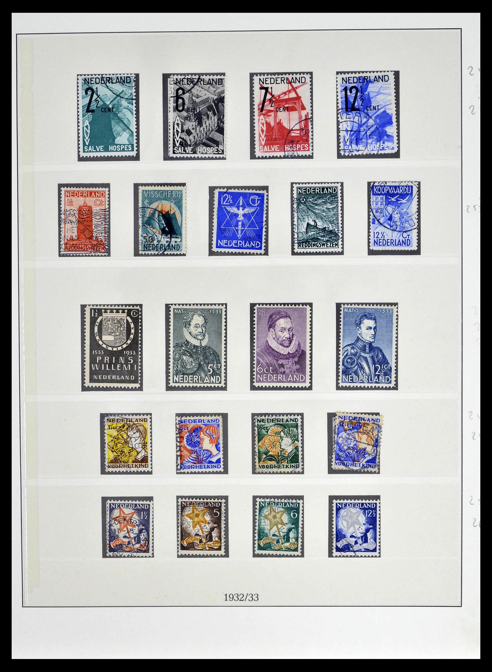 39221 0018 - Postzegelverzameling 39221 Nederland 1852-1966.