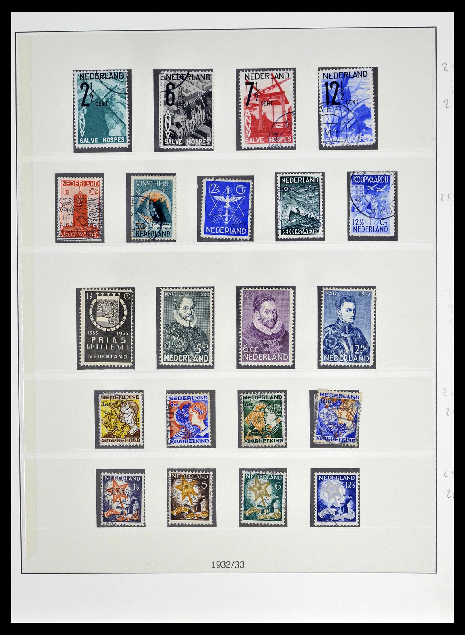 39221 0018 - Postzegelverzameling 39221 Nederland 1852-1966.