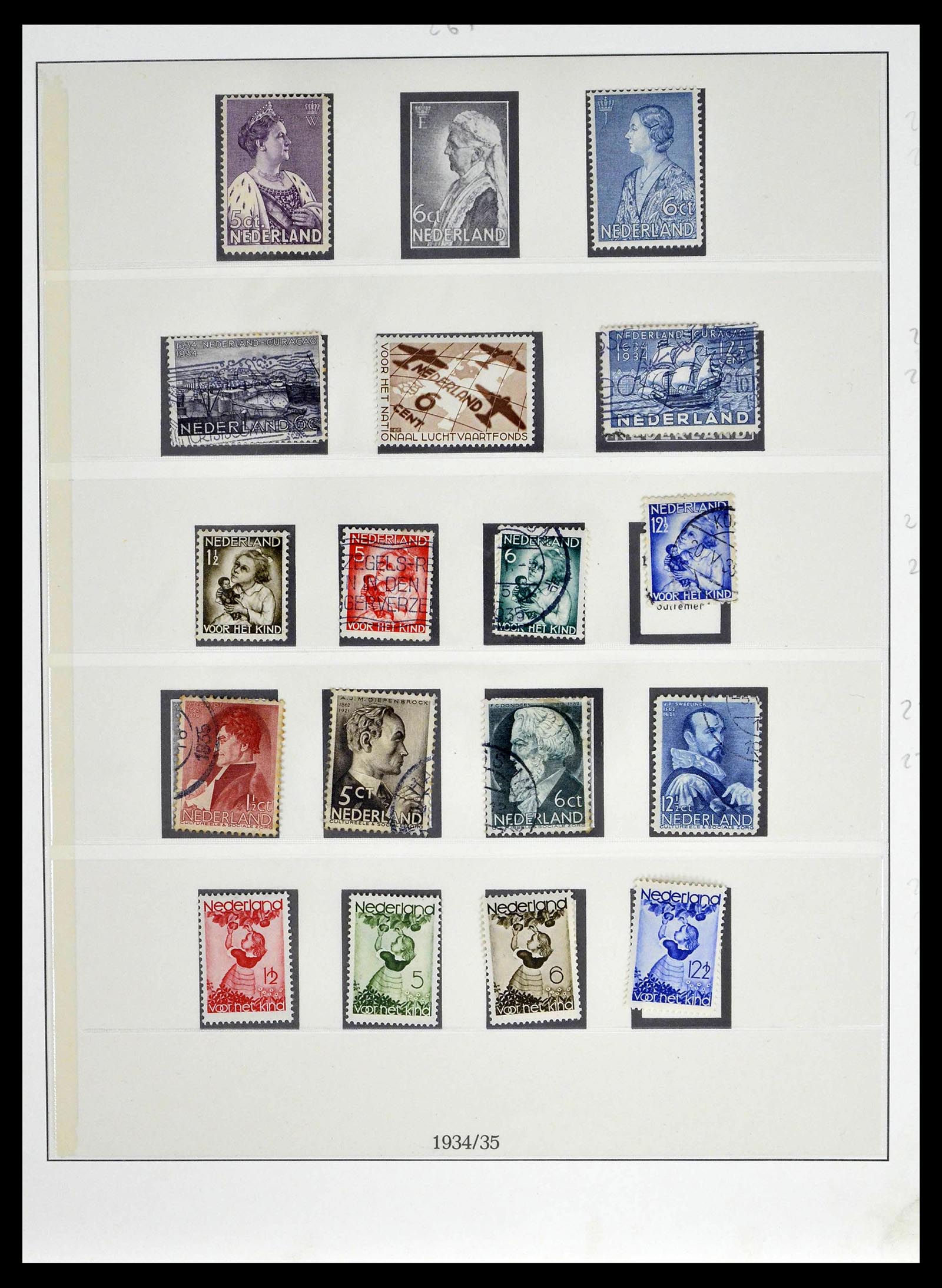 39221 0019 - Postzegelverzameling 39221 Nederland 1852-1966.