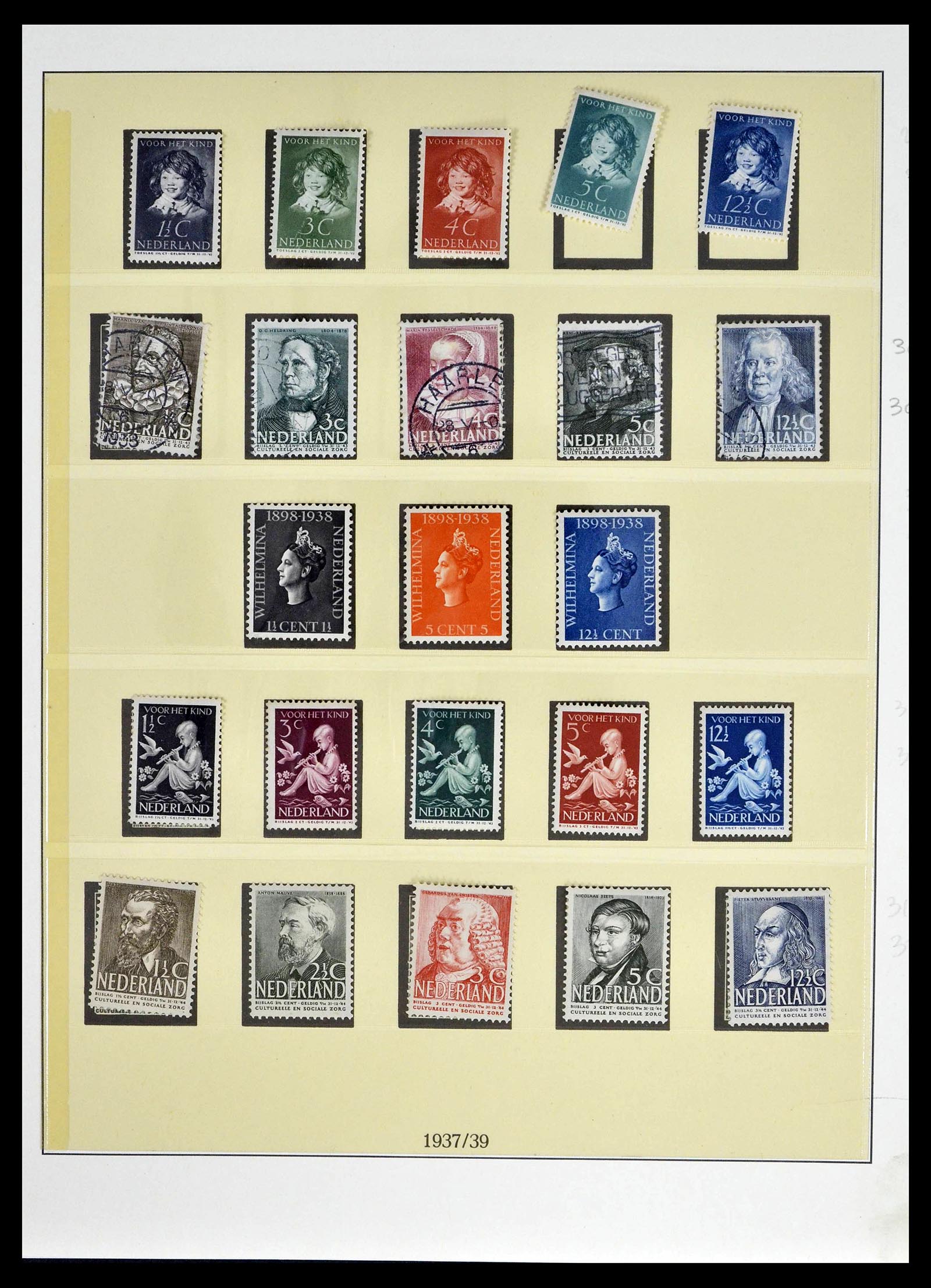 39221 0021 - Postzegelverzameling 39221 Nederland 1852-1966.