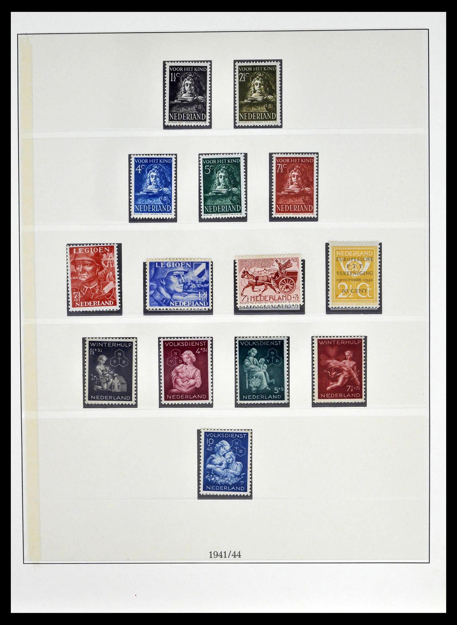 39221 0025 - Postzegelverzameling 39221 Nederland 1852-1966.