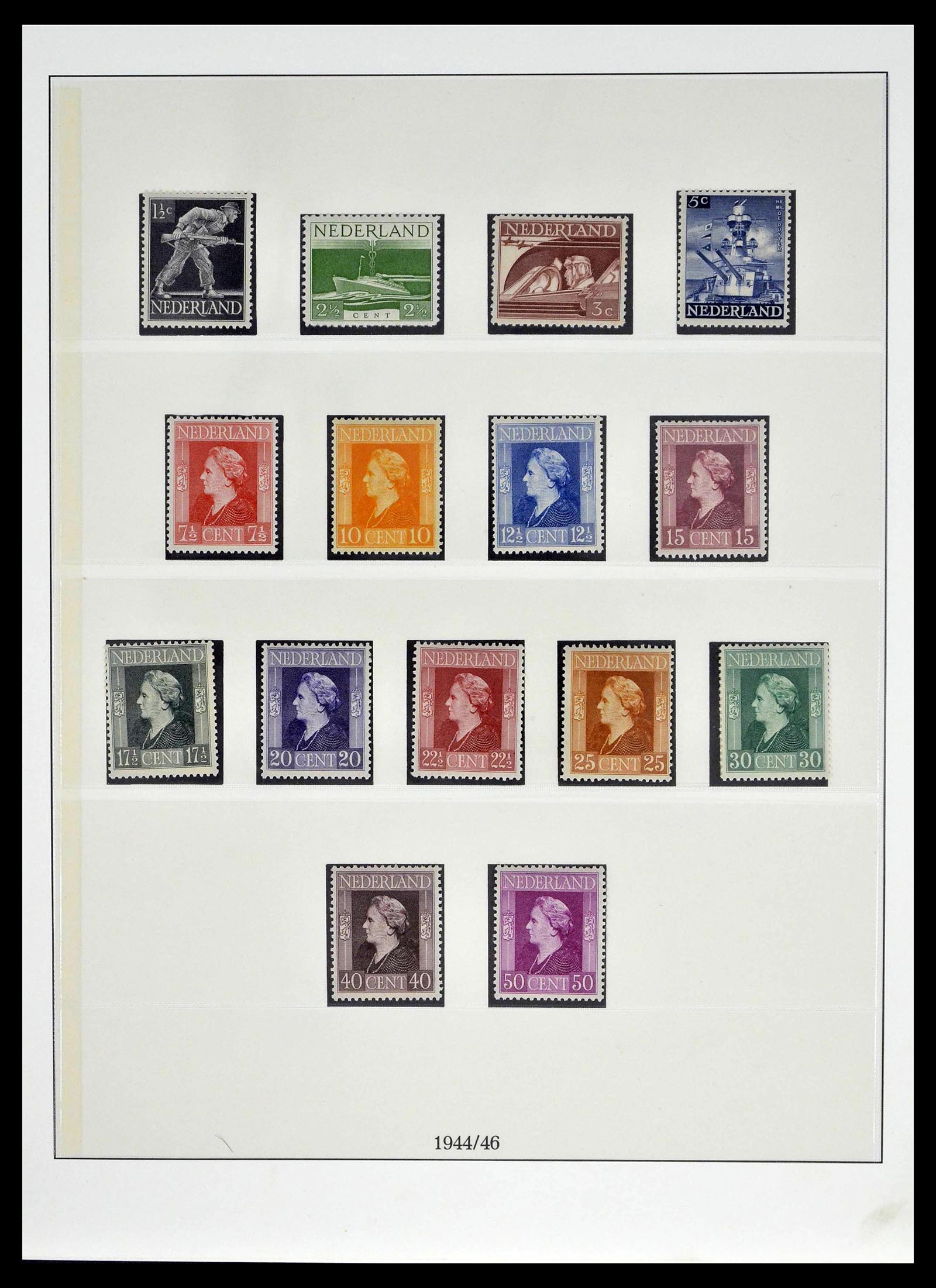 39221 0028 - Postzegelverzameling 39221 Nederland 1852-1966.