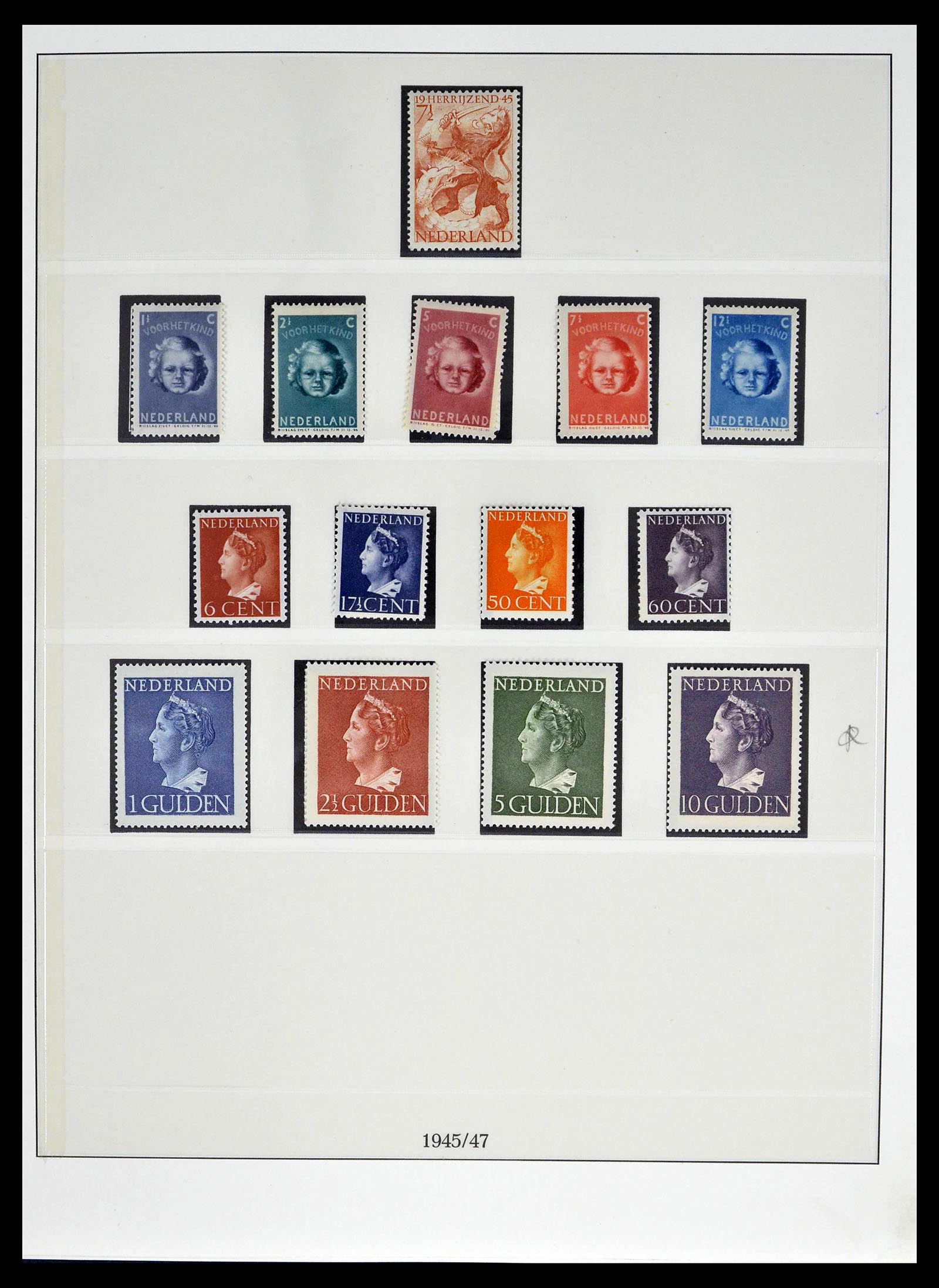 39221 0034 - Postzegelverzameling 39221 Nederland 1852-1966.