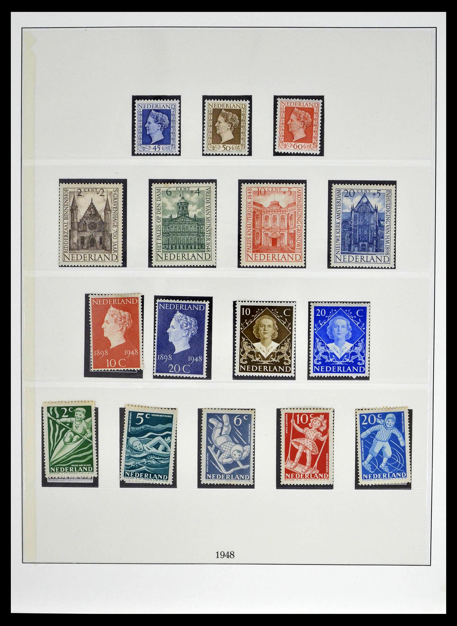 39221 0037 - Postzegelverzameling 39221 Nederland 1852-1966.