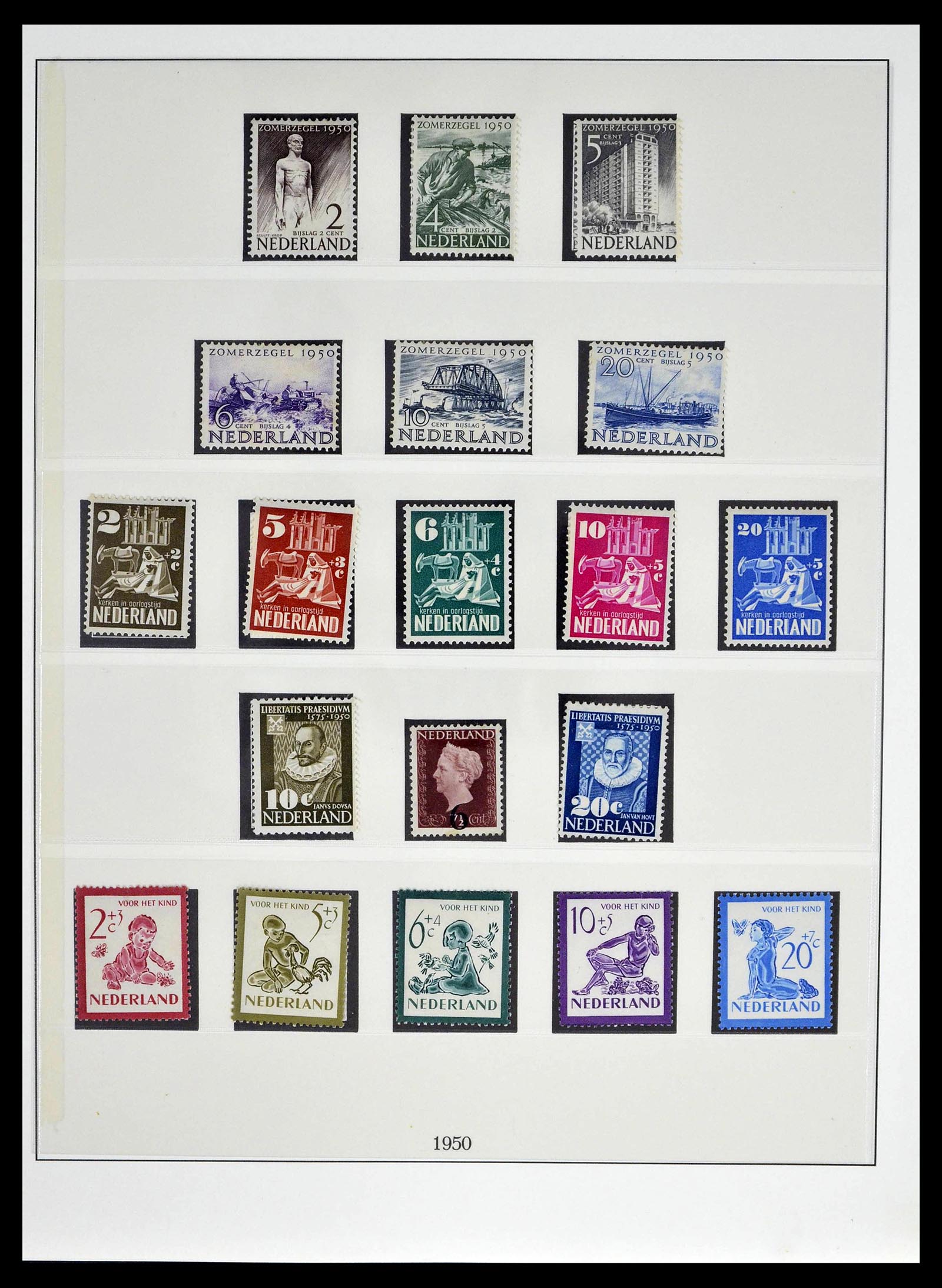 39221 0040 - Postzegelverzameling 39221 Nederland 1852-1966.