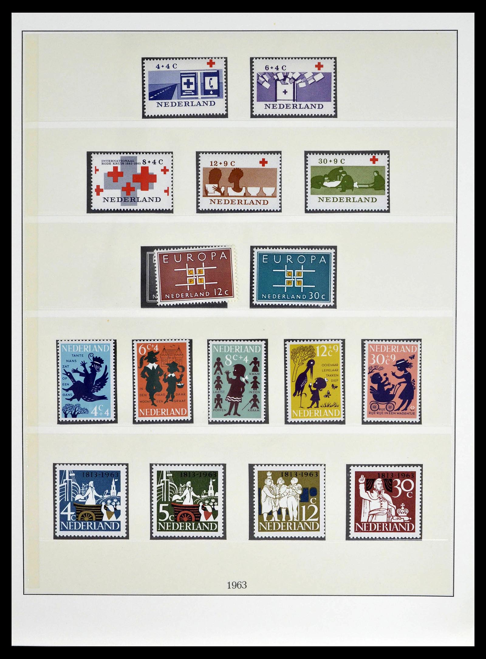 39221 0057 - Stamp collection 39221 Netherlands 1852-1966.