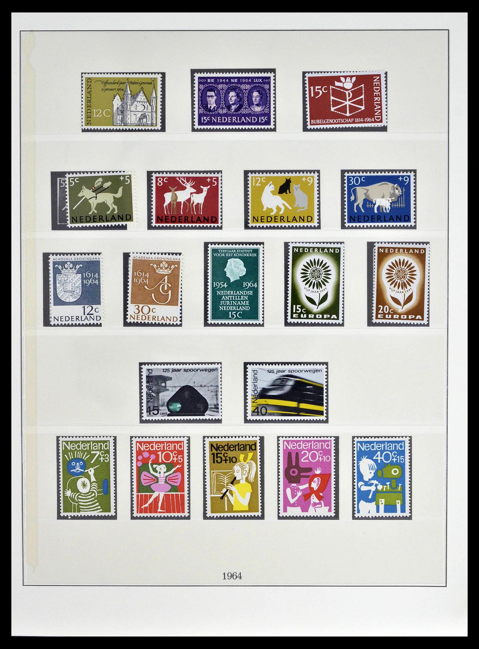 39221 0058 - Stamp collection 39221 Netherlands 1852-1966.