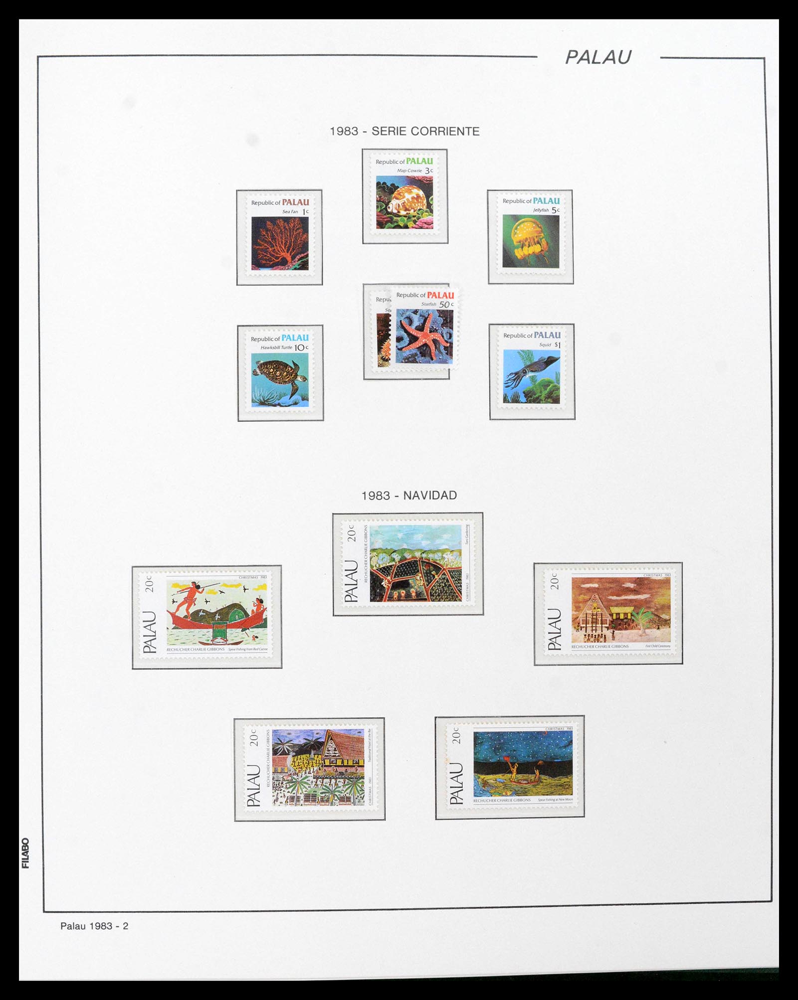 39222 0001 - Stamp collection 39222 Palau, Micronesia and Marshall islands 1980-1995. 39222 0001 - Stamp collection 39222 Palau, Micronesia and Marshall islands 1980-1995.