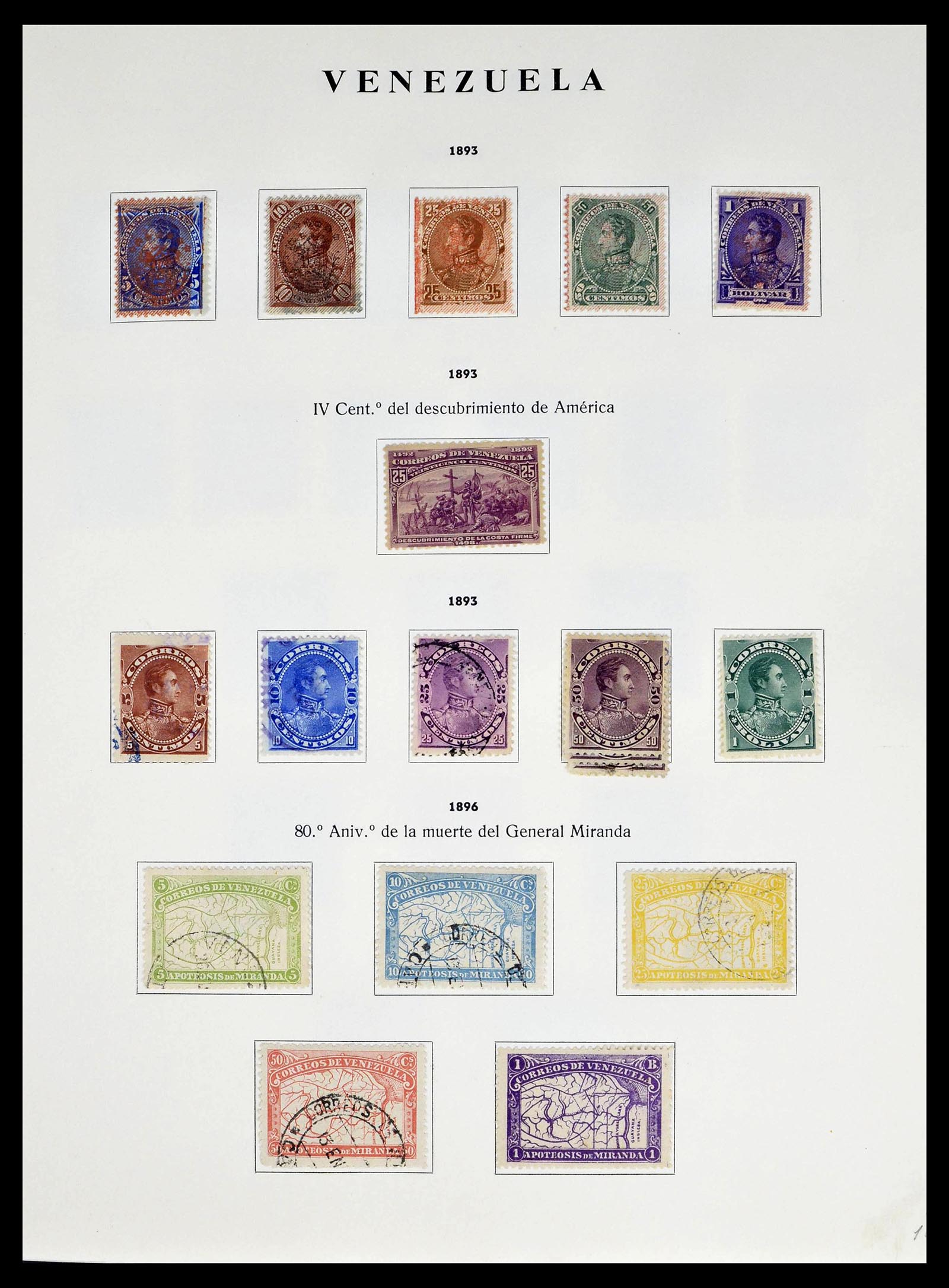 39223 0005 - Stamp collection 39223 Venezuela 1859-1984.