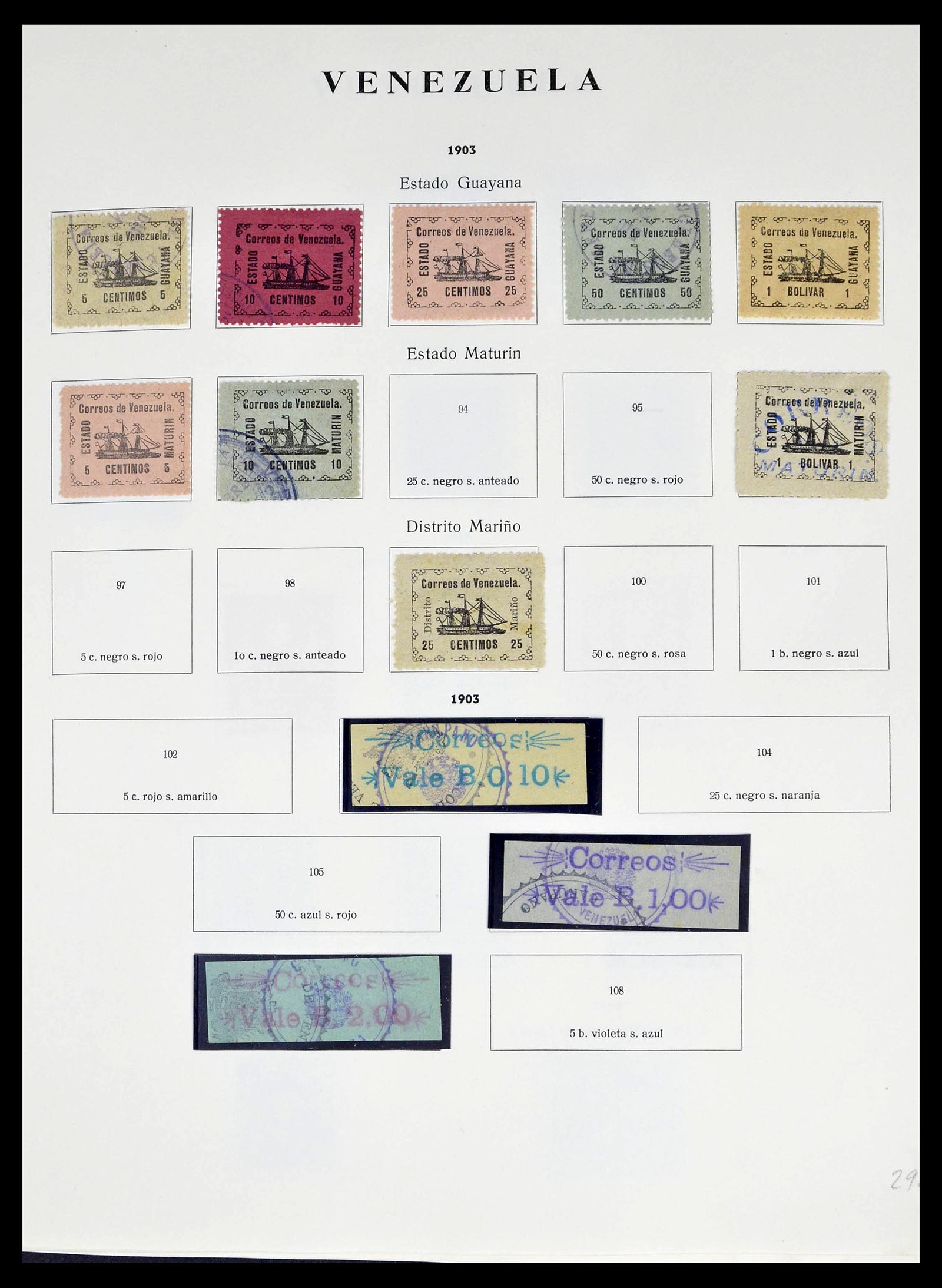 39223 0008 - Stamp collection 39223 Venezuela 1859-1984.