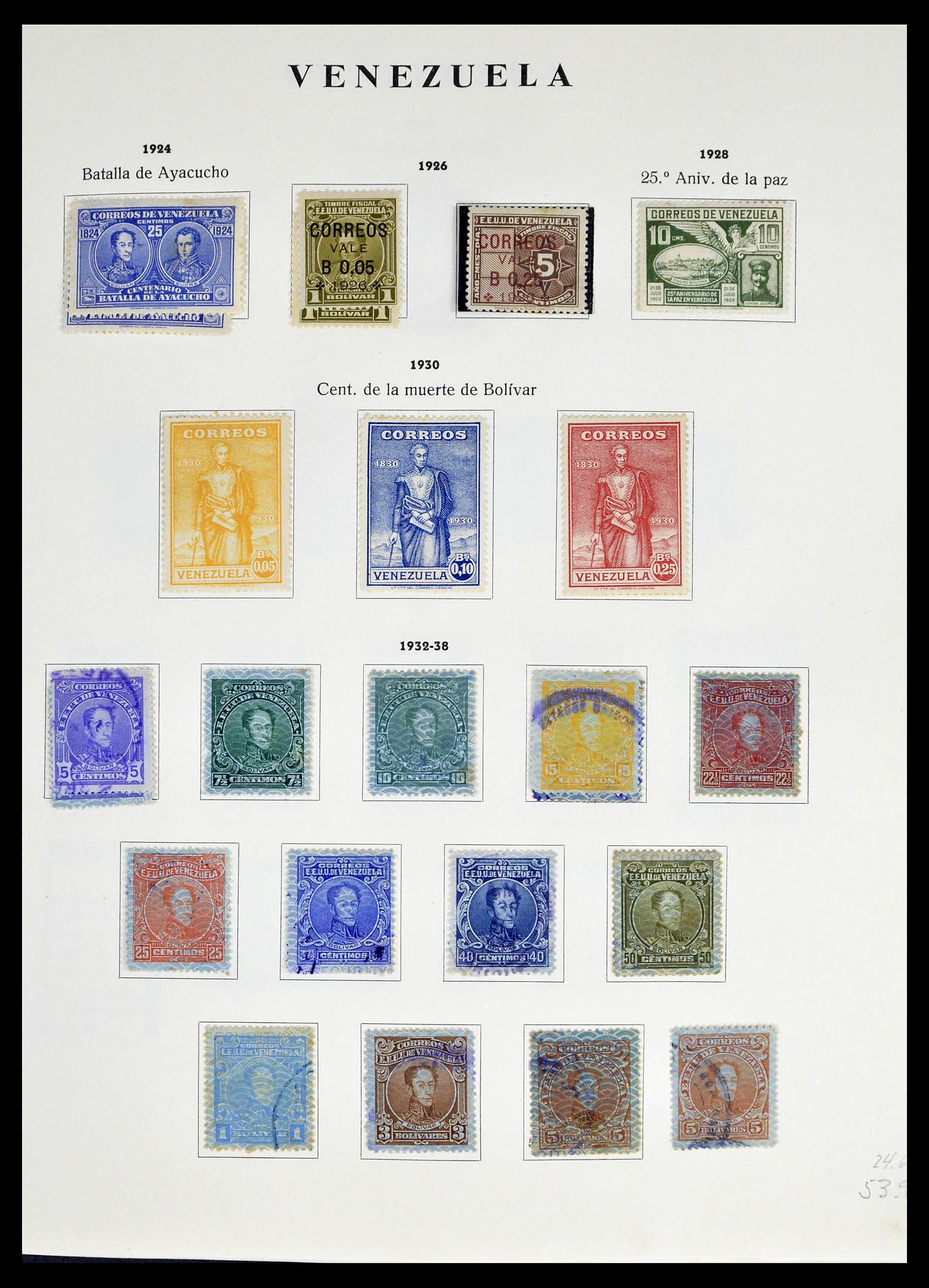 39223 0011 - Stamp collection 39223 Venezuela 1859-1984.