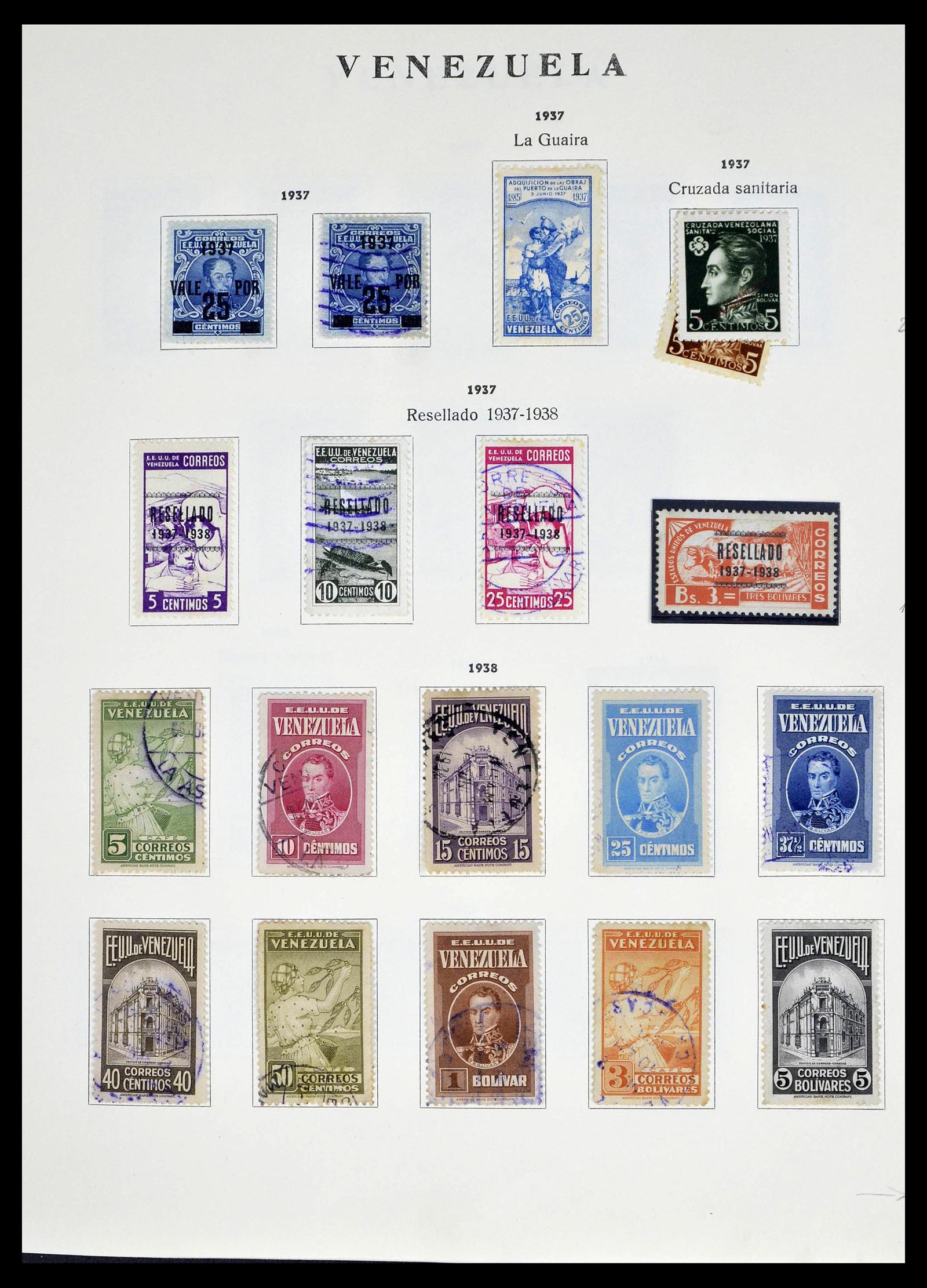 39223 0013 - Stamp collection 39223 Venezuela 1859-1984.