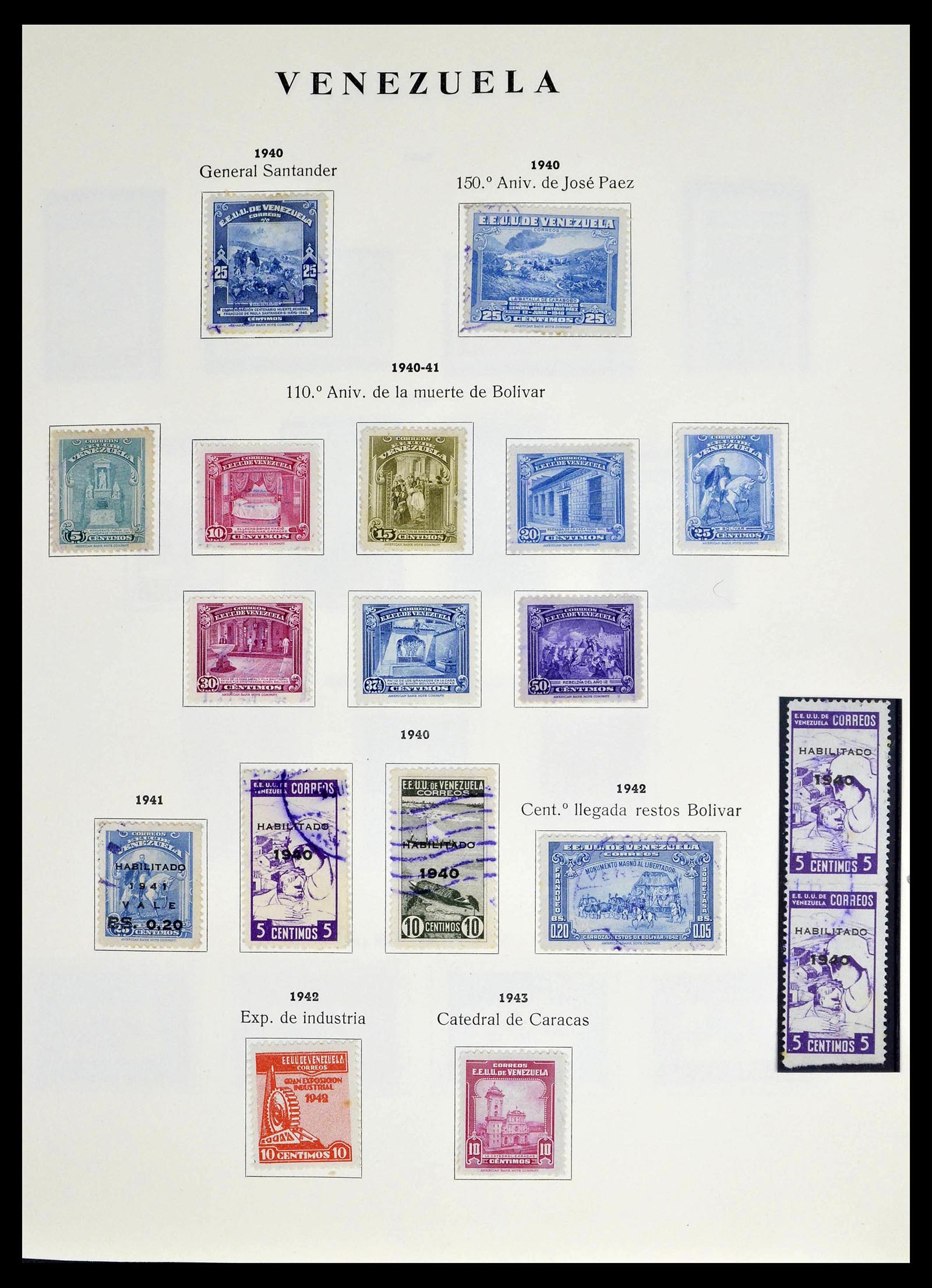 39223 0017 - Stamp collection 39223 Venezuela 1859-1984.