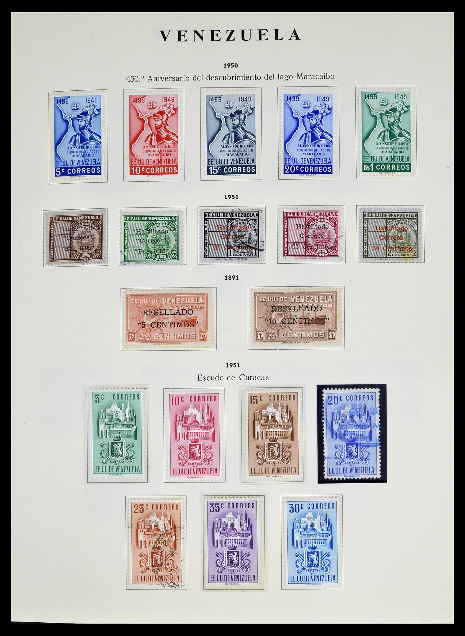 39223 0022 - Postzegelverzameling 39223 Venezuela 1859-1984.