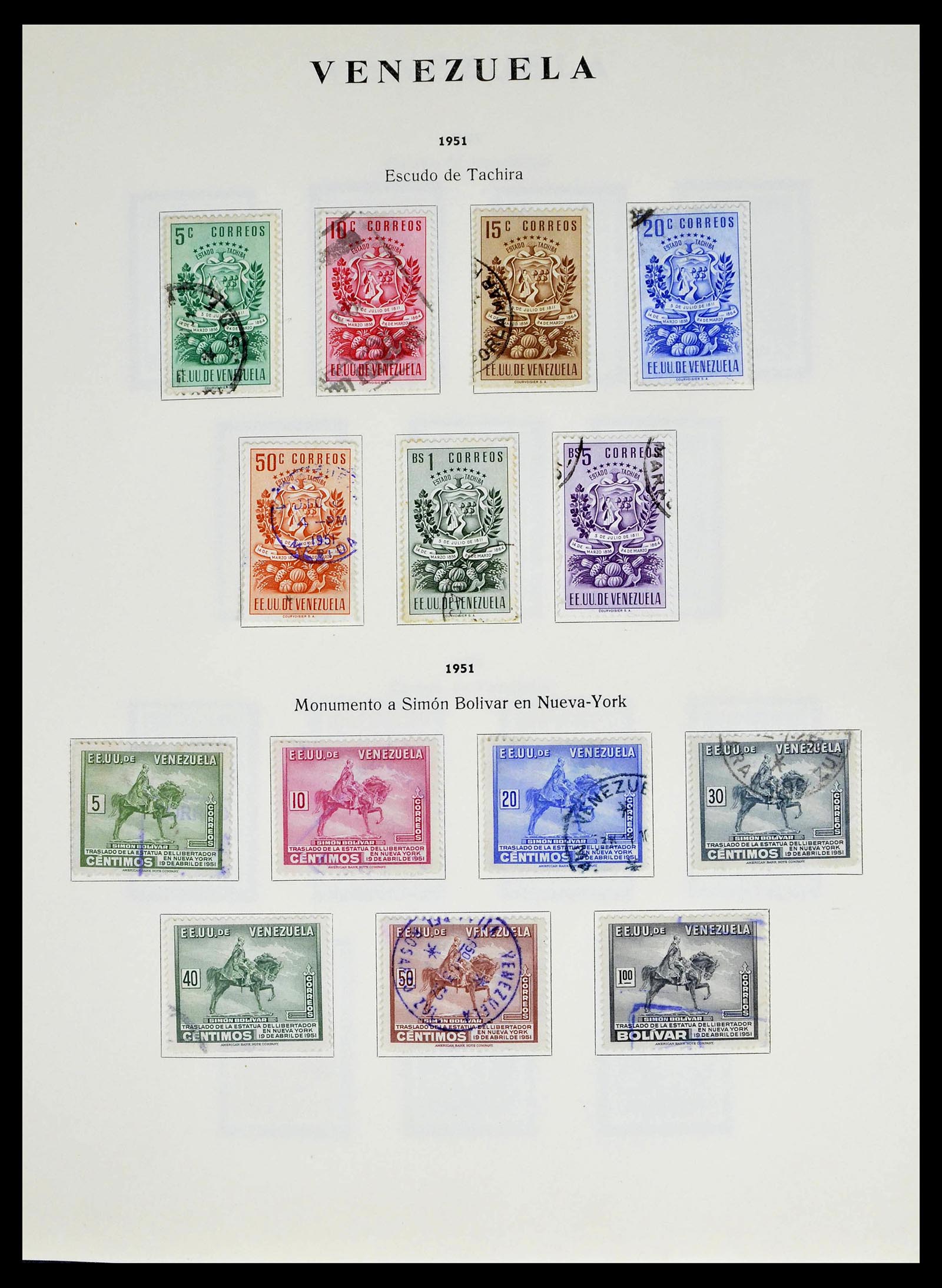 39223 0023 - Stamp collection 39223 Venezuela 1859-1984.