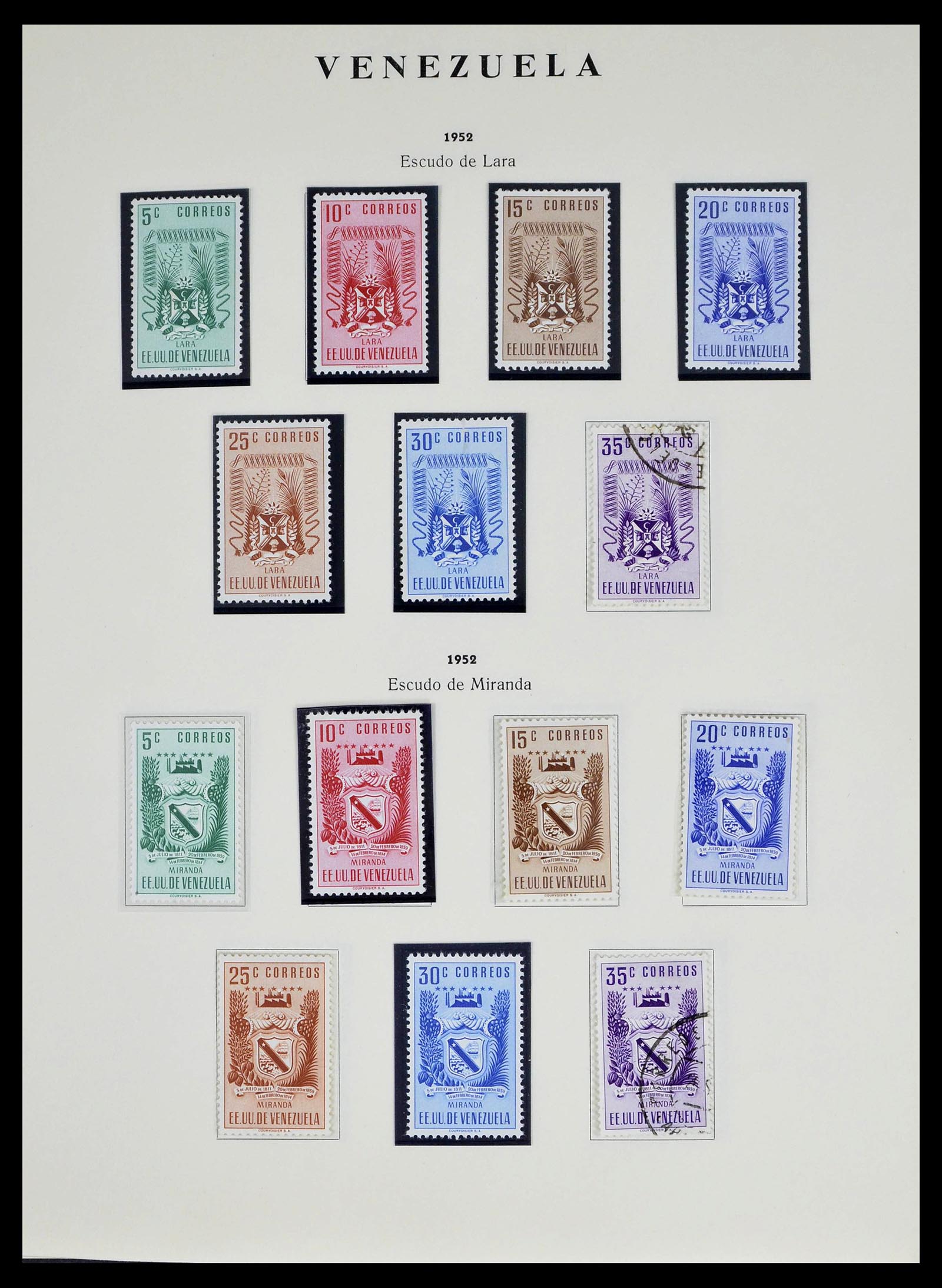 39223 0028 - Postzegelverzameling 39223 Venezuela 1859-1984.
