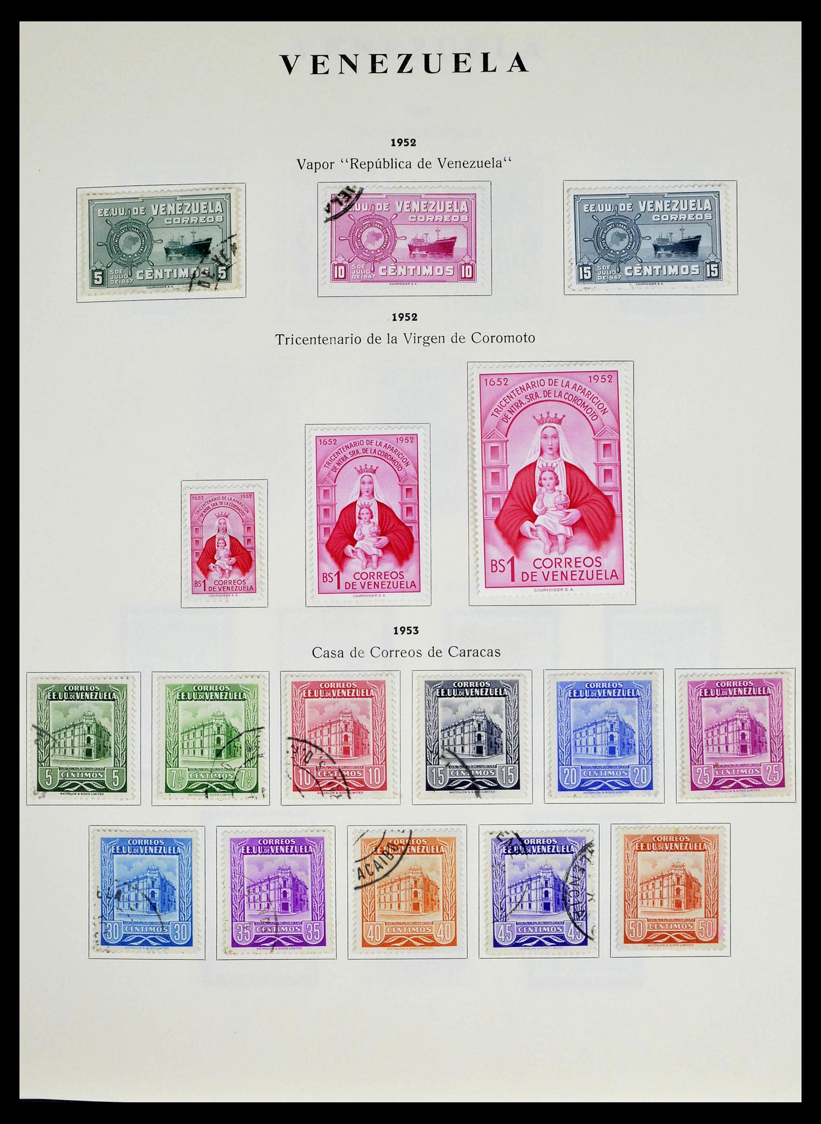 39223 0030 - Stamp collection 39223 Venezuela 1859-1984.