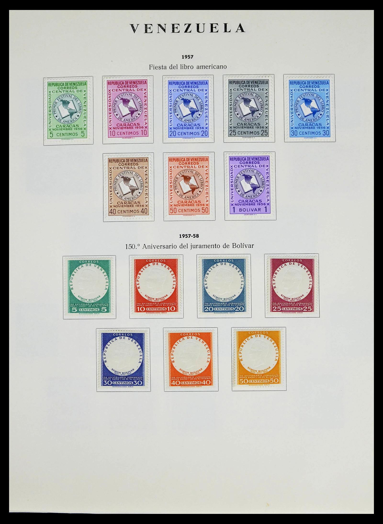39223 0038 - Stamp collection 39223 Venezuela 1859-1984.