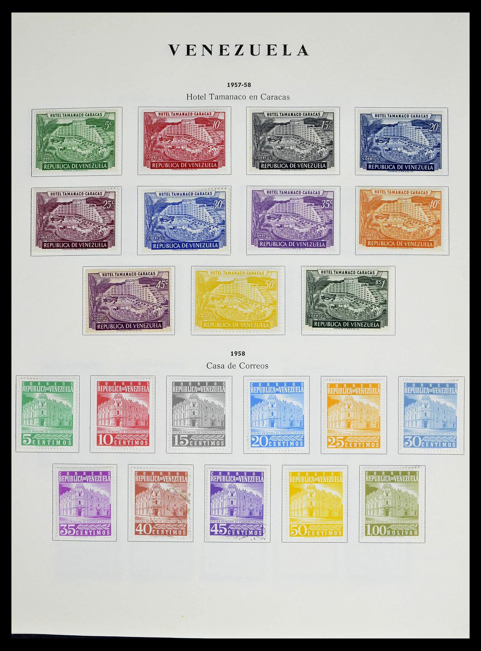 39223 0039 - Postzegelverzameling 39223 Venezuela 1859-1984.