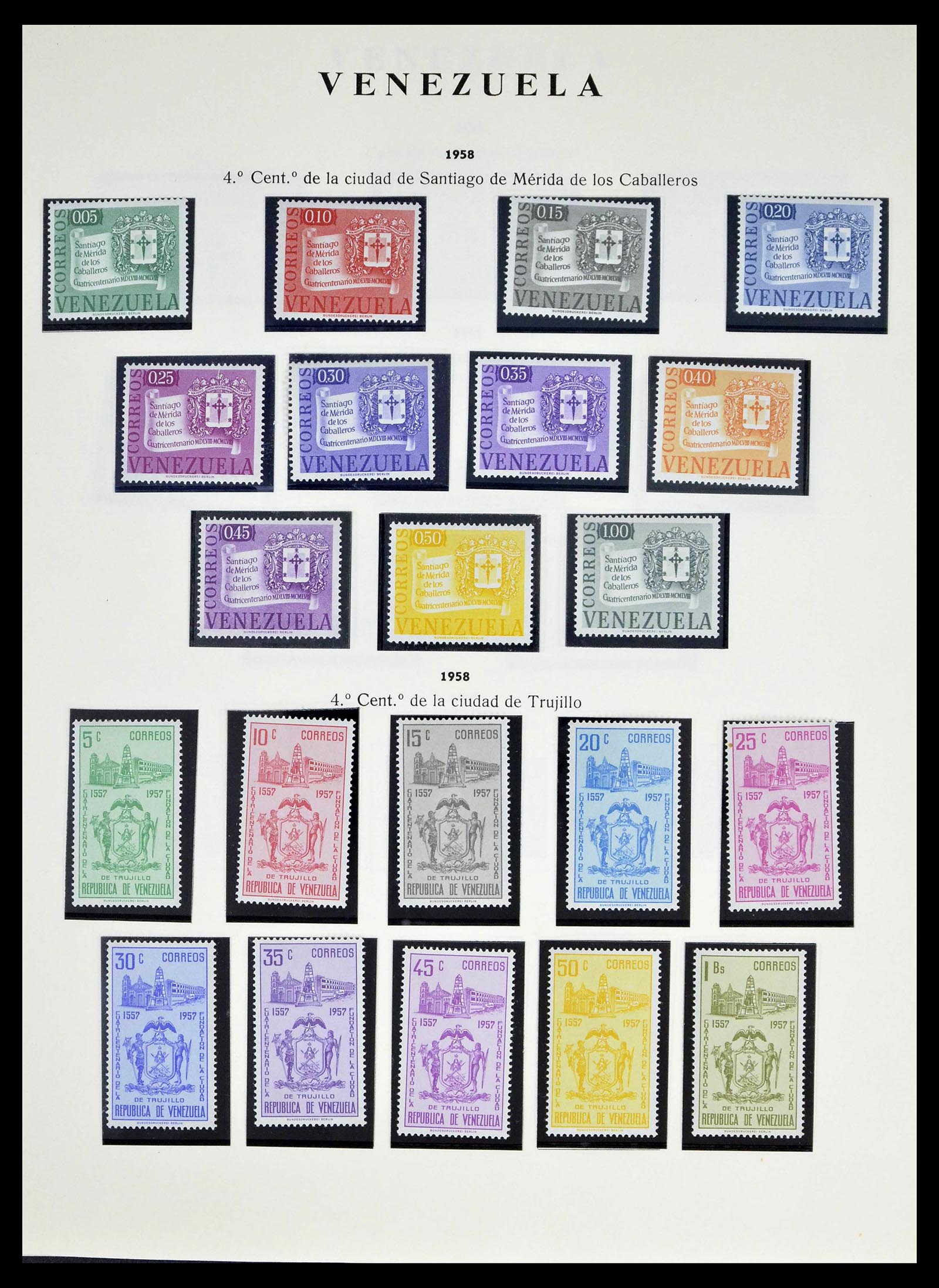 39223 0040 - Stamp collection 39223 Venezuela 1859-1984.