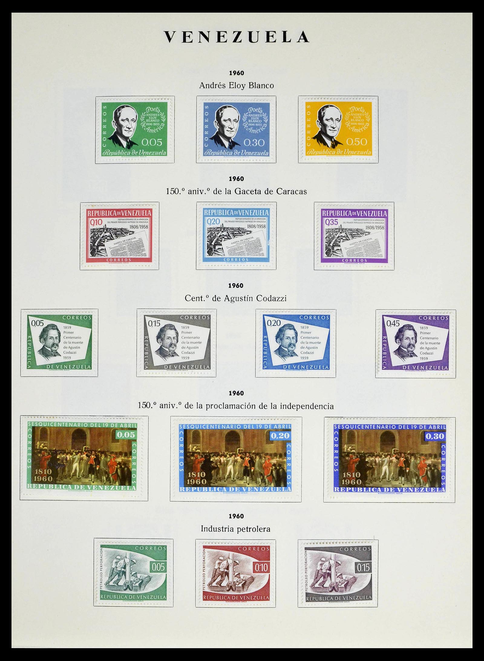 39223 0043 - Stamp collection 39223 Venezuela 1859-1984.