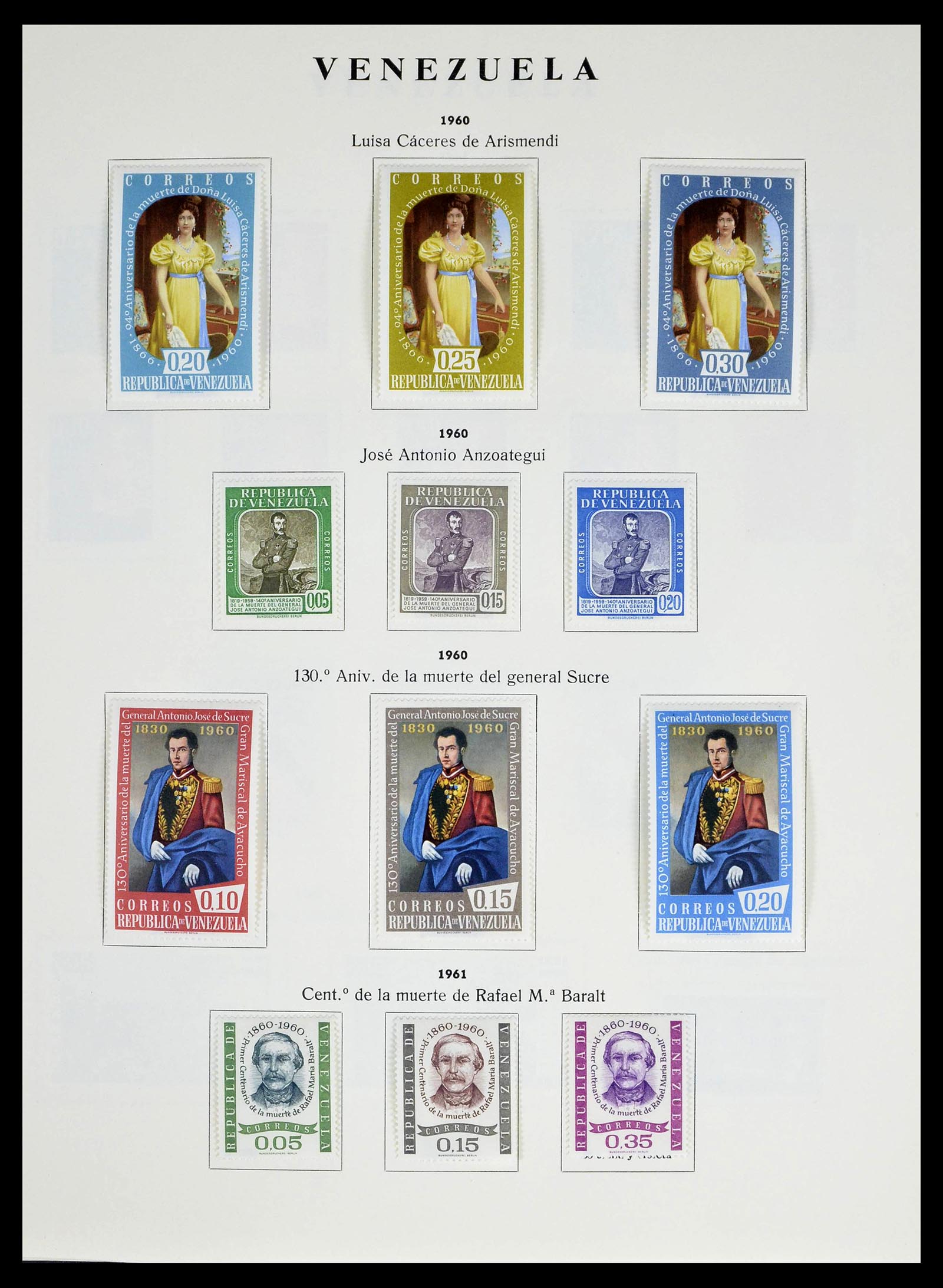 39223 0044 - Stamp collection 39223 Venezuela 1859-1984.