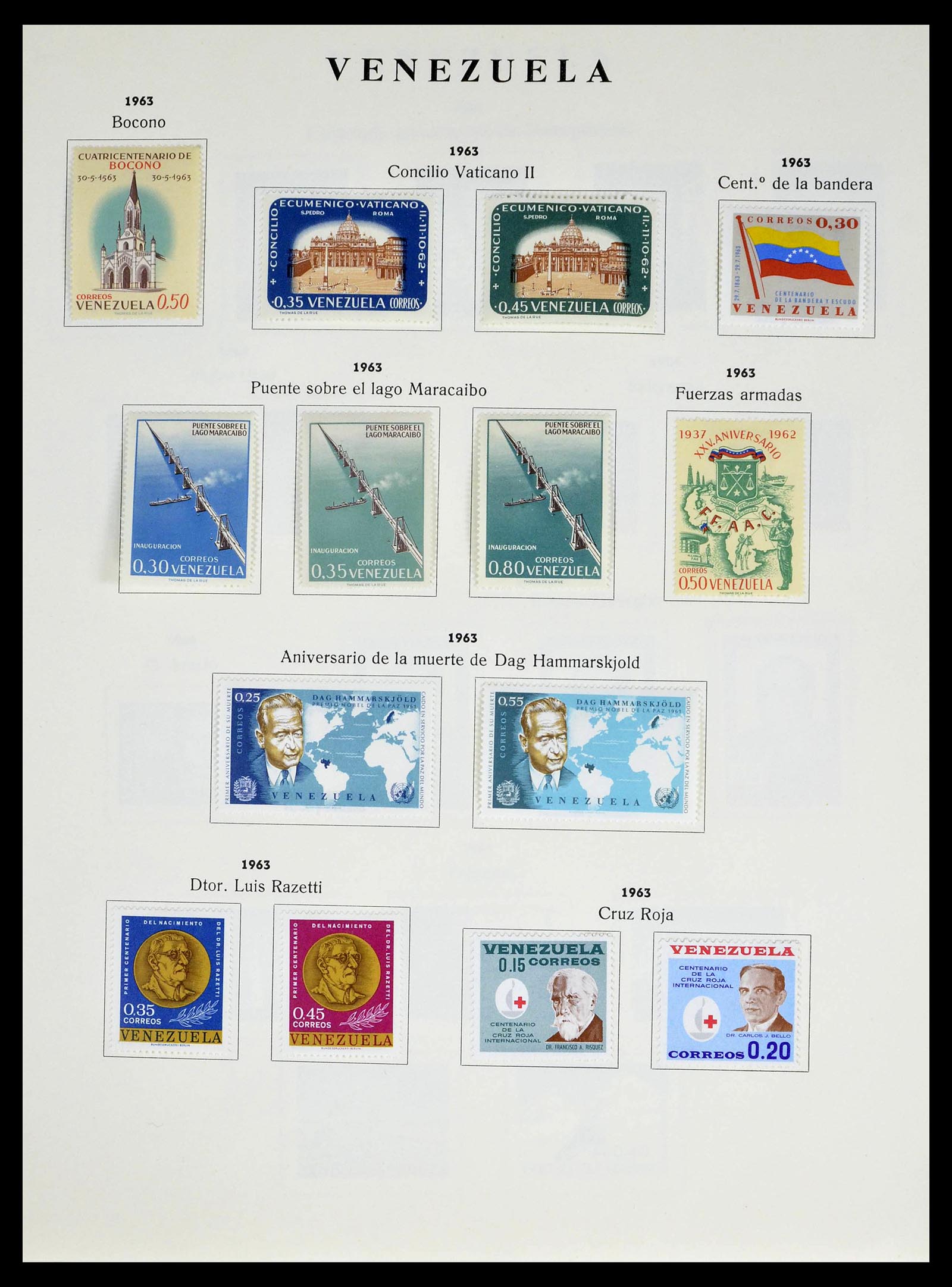 39223 0048 - Stamp collection 39223 Venezuela 1859-1984.