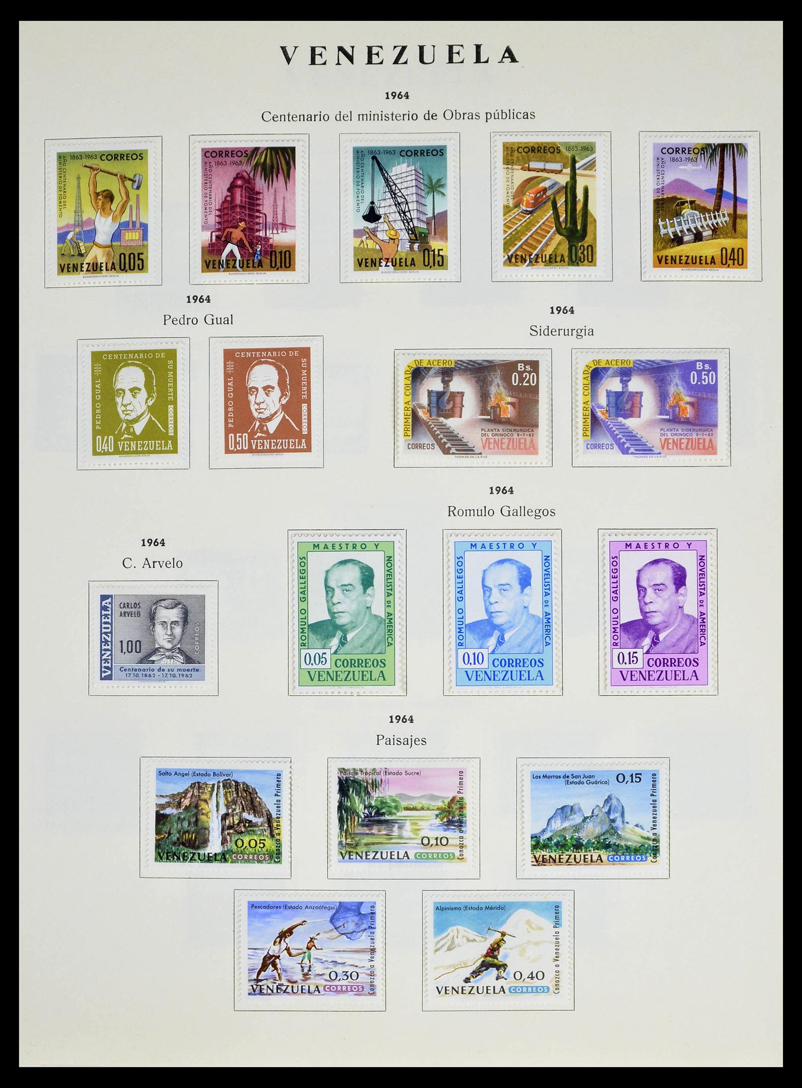 39223 0049 - Postzegelverzameling 39223 Venezuela 1859-1984.