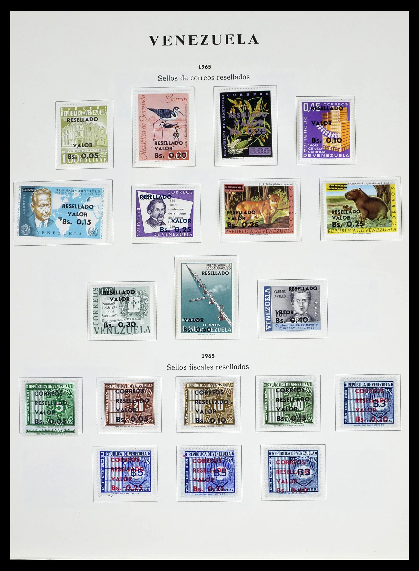 39223 0050 - Stamp collection 39223 Venezuela 1859-1984.
